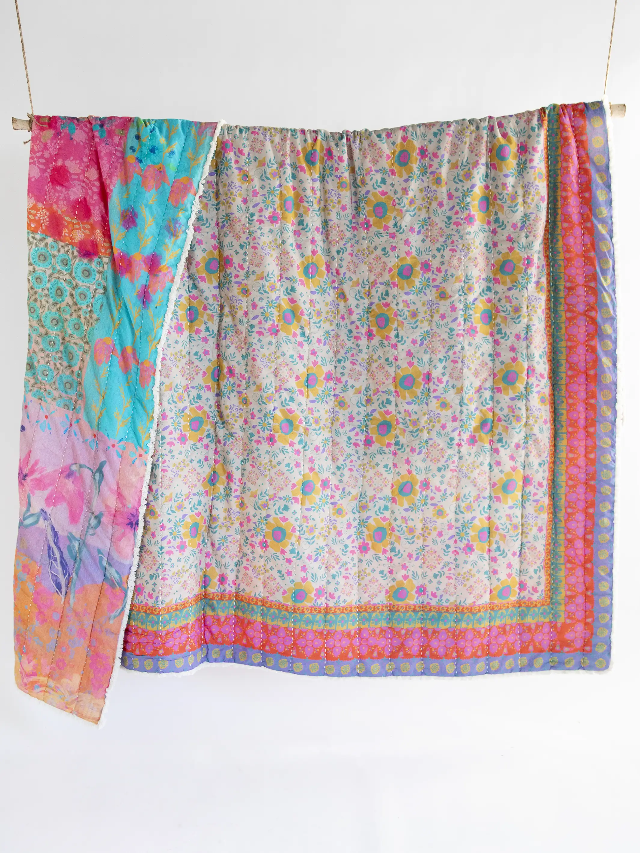 Live Happy Reversible Quilt