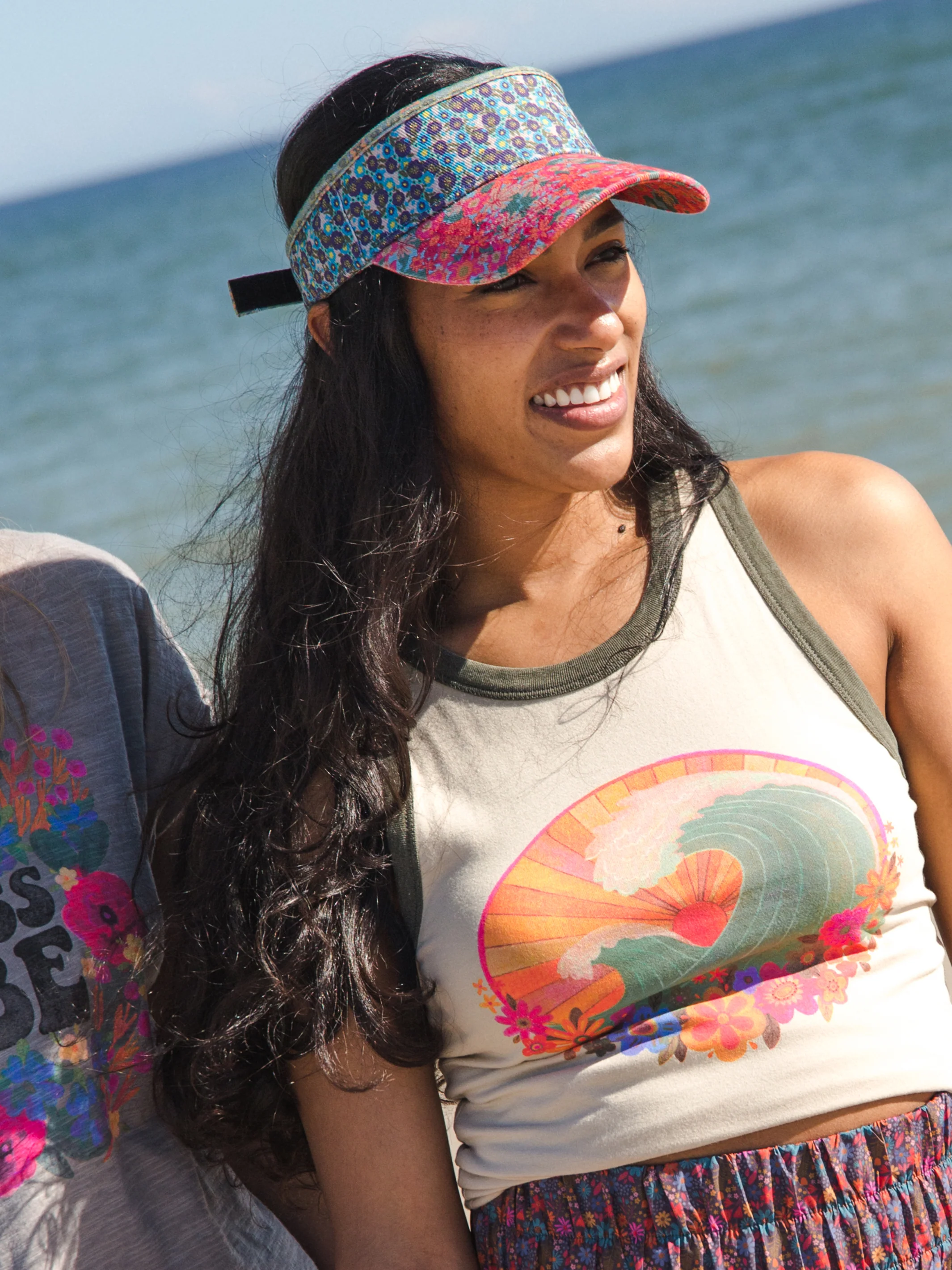 Everyday Visor - Mixed Print Floral