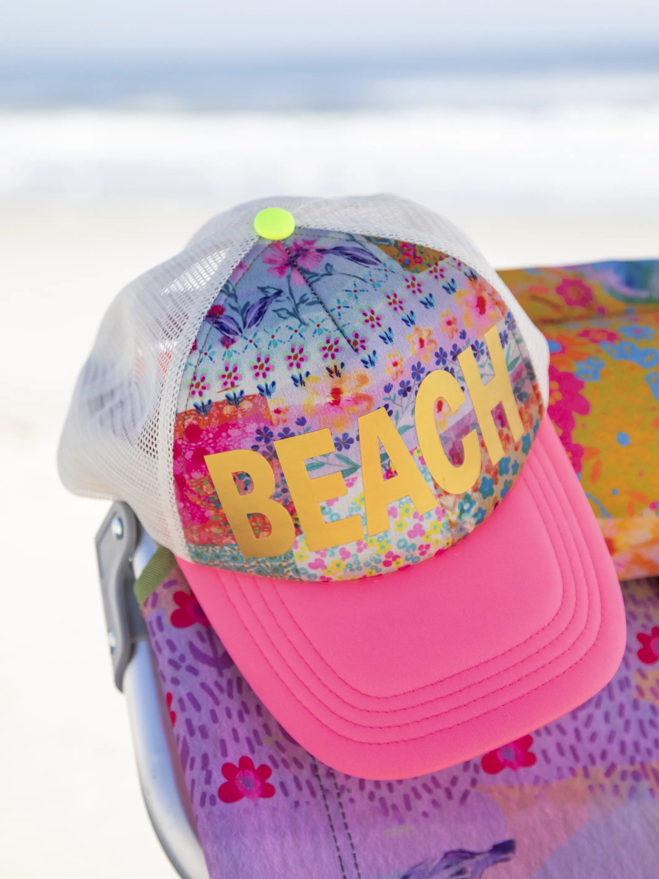 Adjustable Trucker Hat - Beach