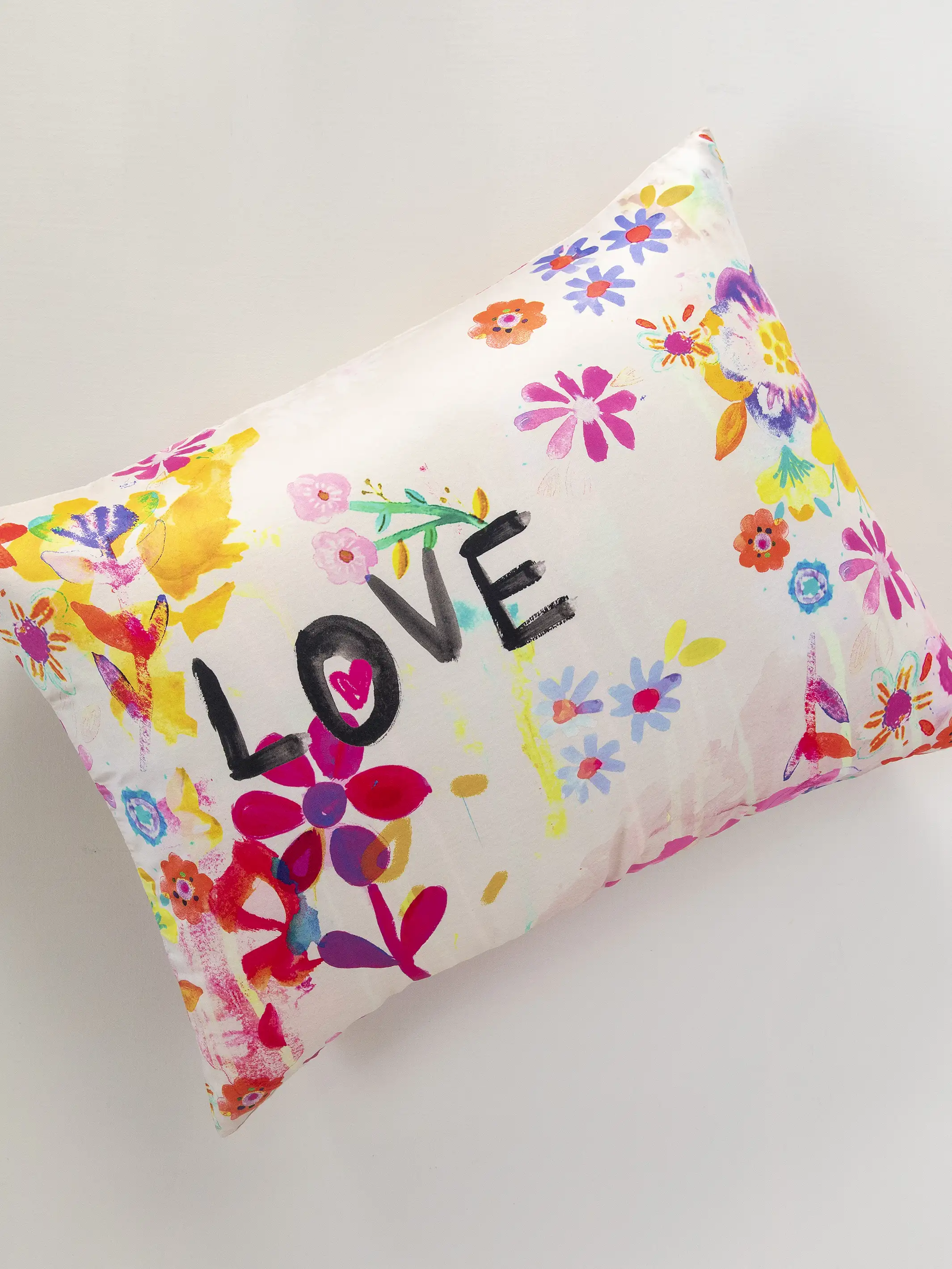 Satin Pillowcase - Life Is A Canvas Love
