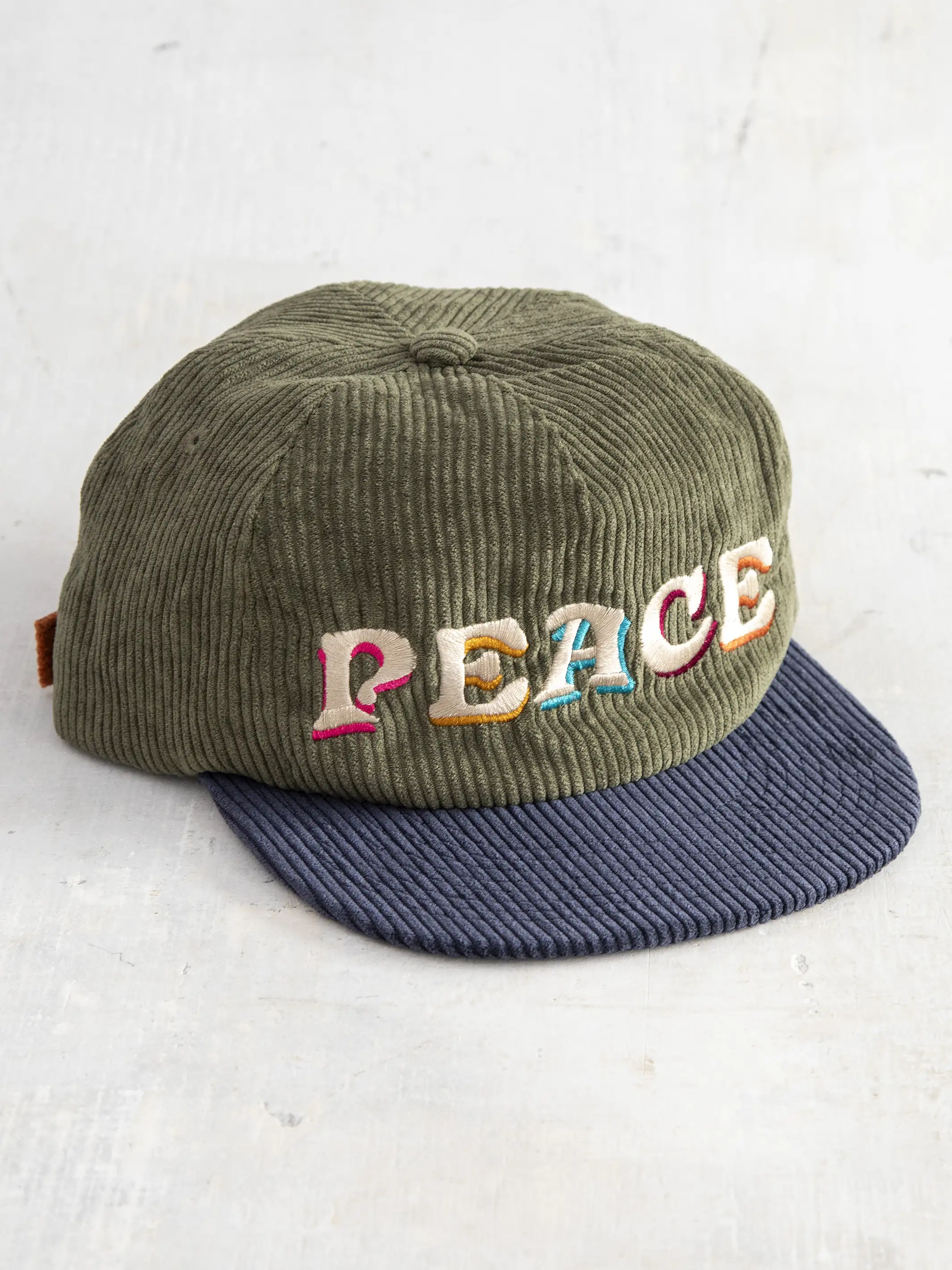 Corduroy Snapback - Peace