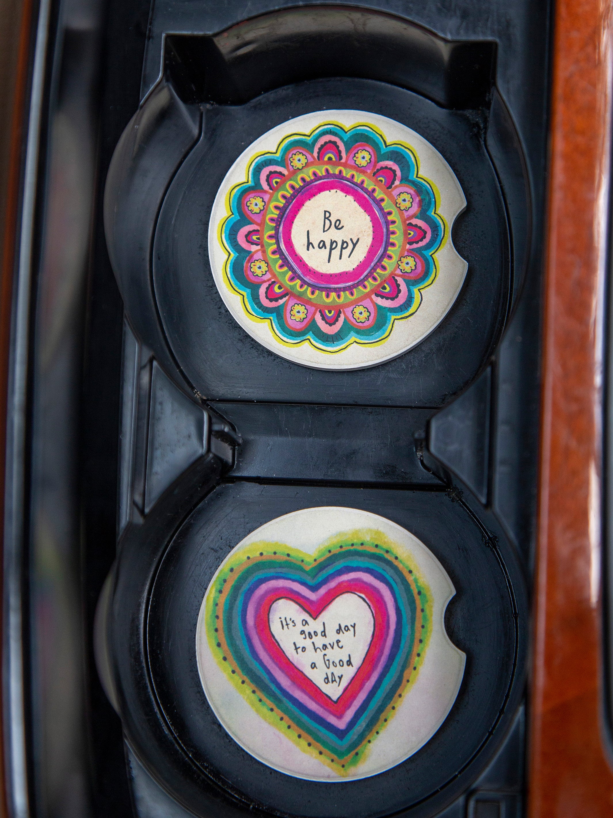 Car Coasters, Set of 2 - Good Day