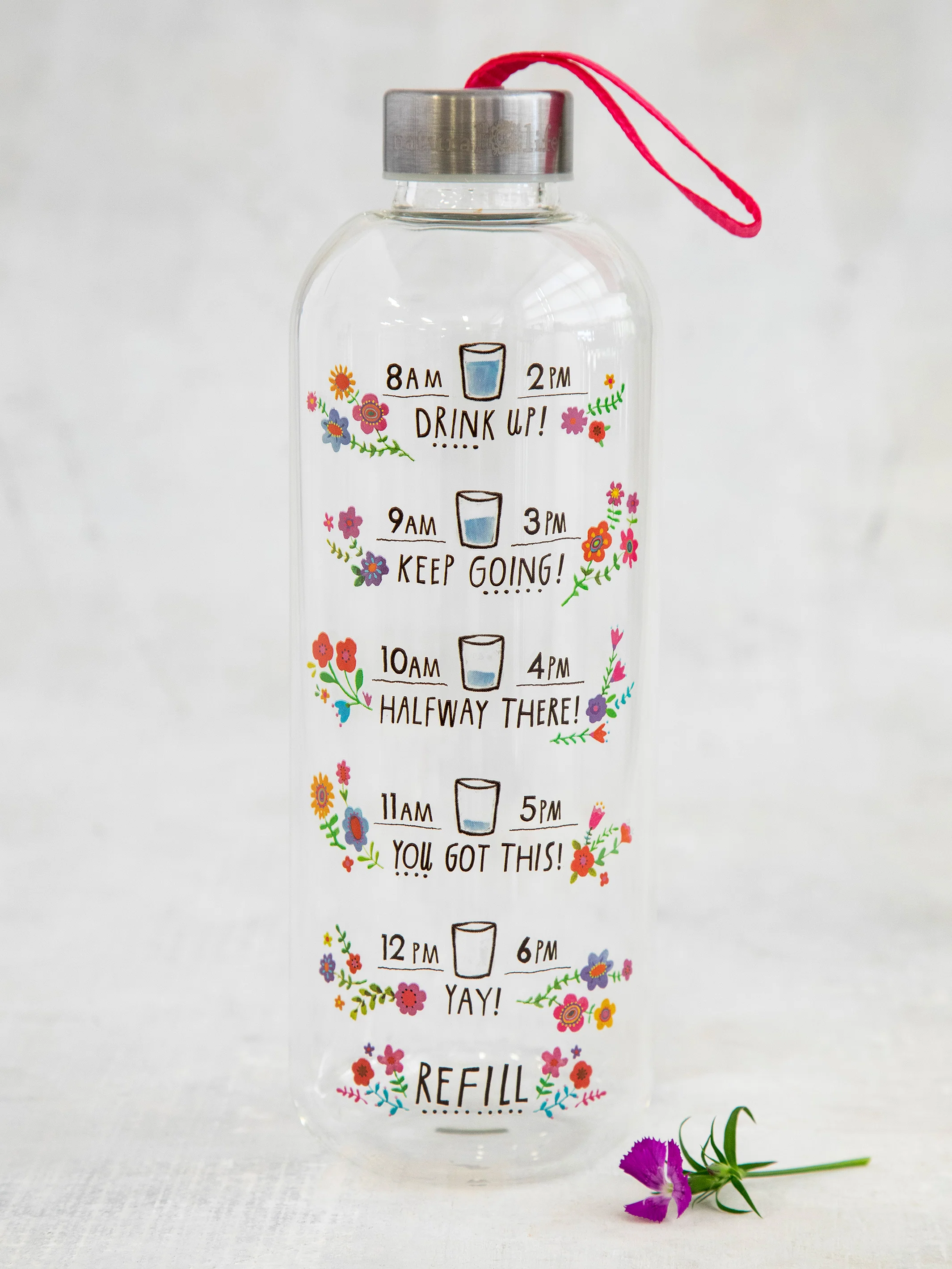 Glass Water Bottle - 32oz