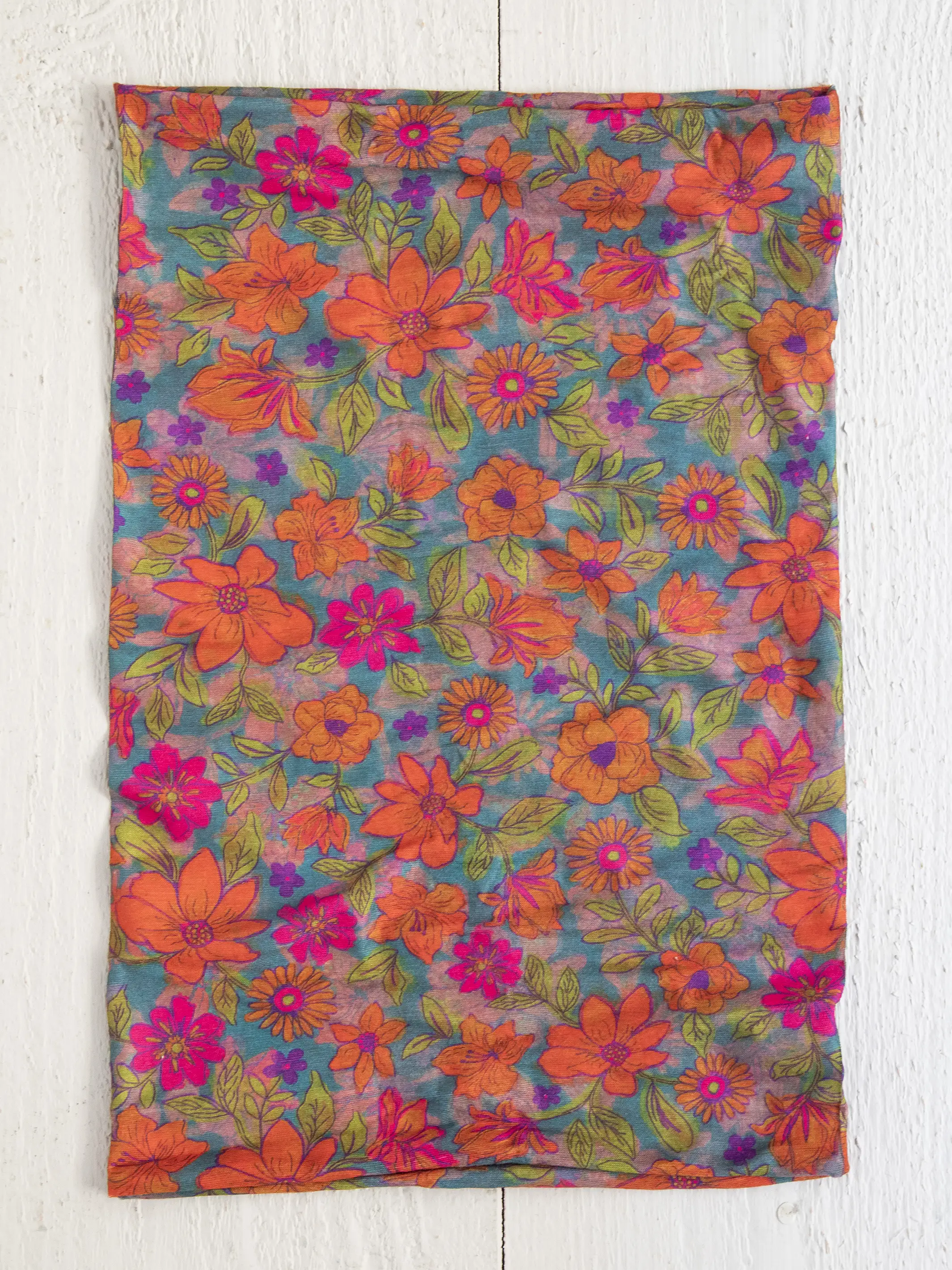 Full Boho Bandeau Headband - Watercolor Neon