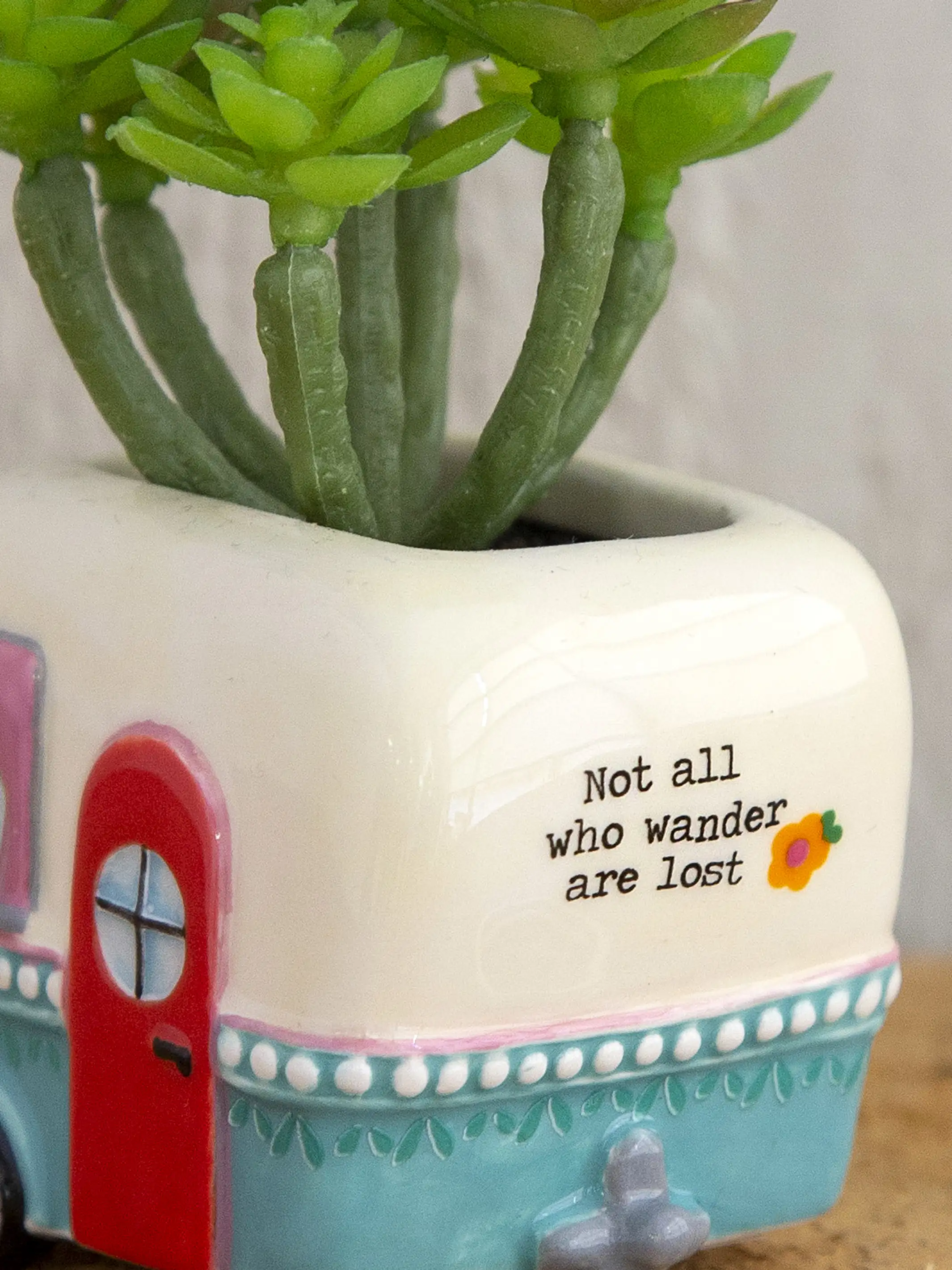 Tiny Faux Succulents - Camper