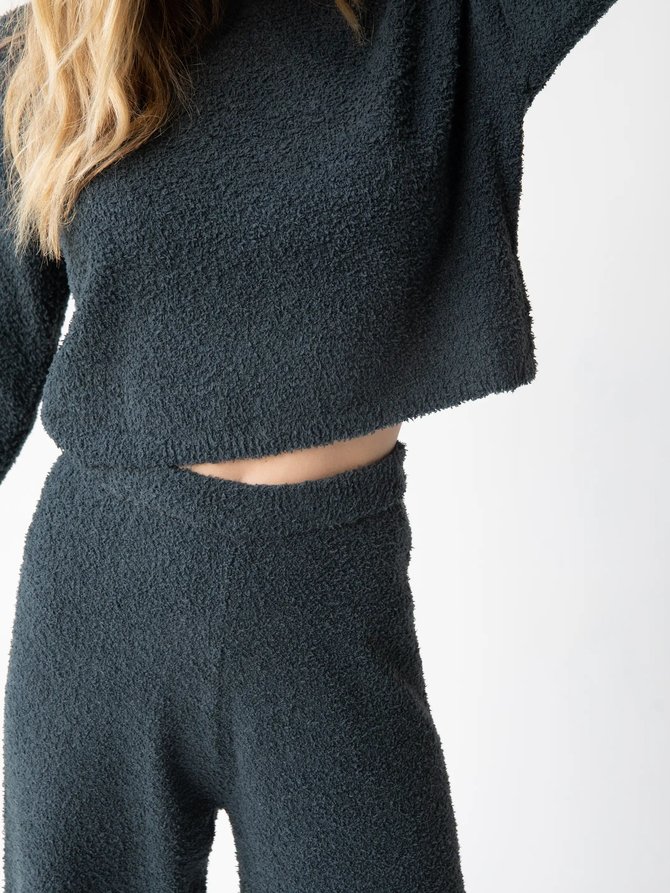 Cozy Up Pant & Sweater Set - Charcoal
