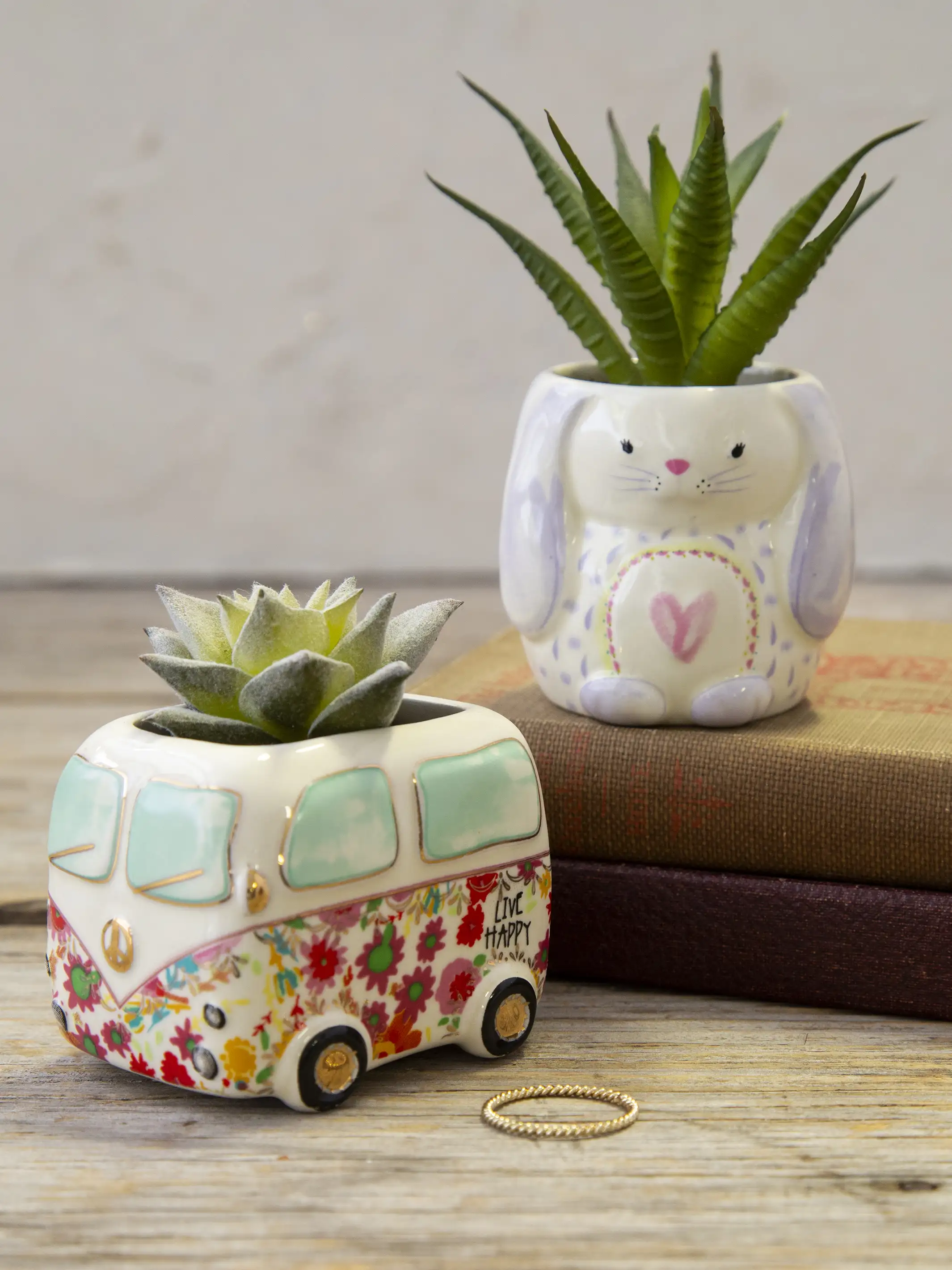 Tiny Faux Succulents - Bunny
