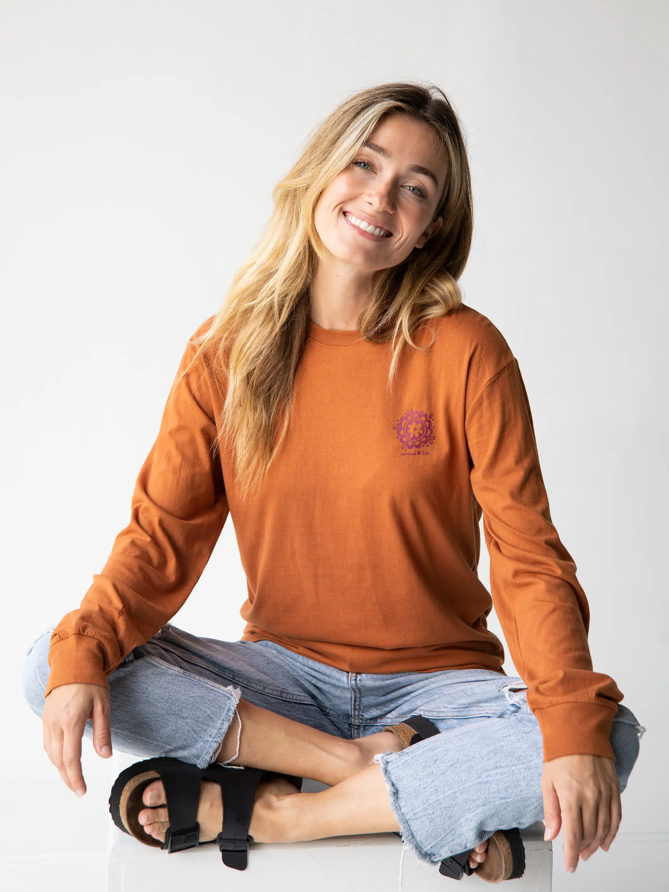 Long Sleeve Comfy Tee Shirt - Stay Close