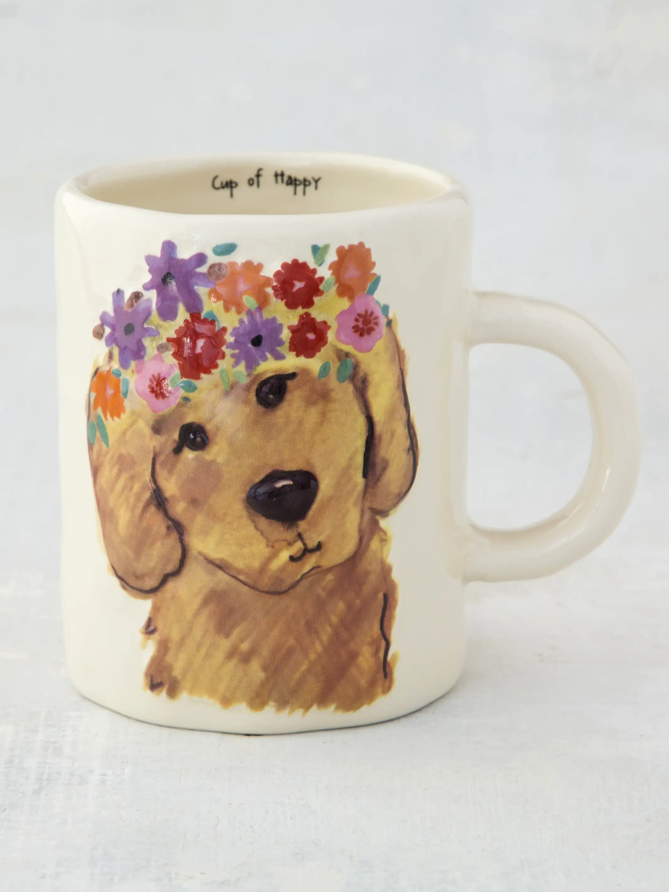 Embossed Cup of Happy - Dog