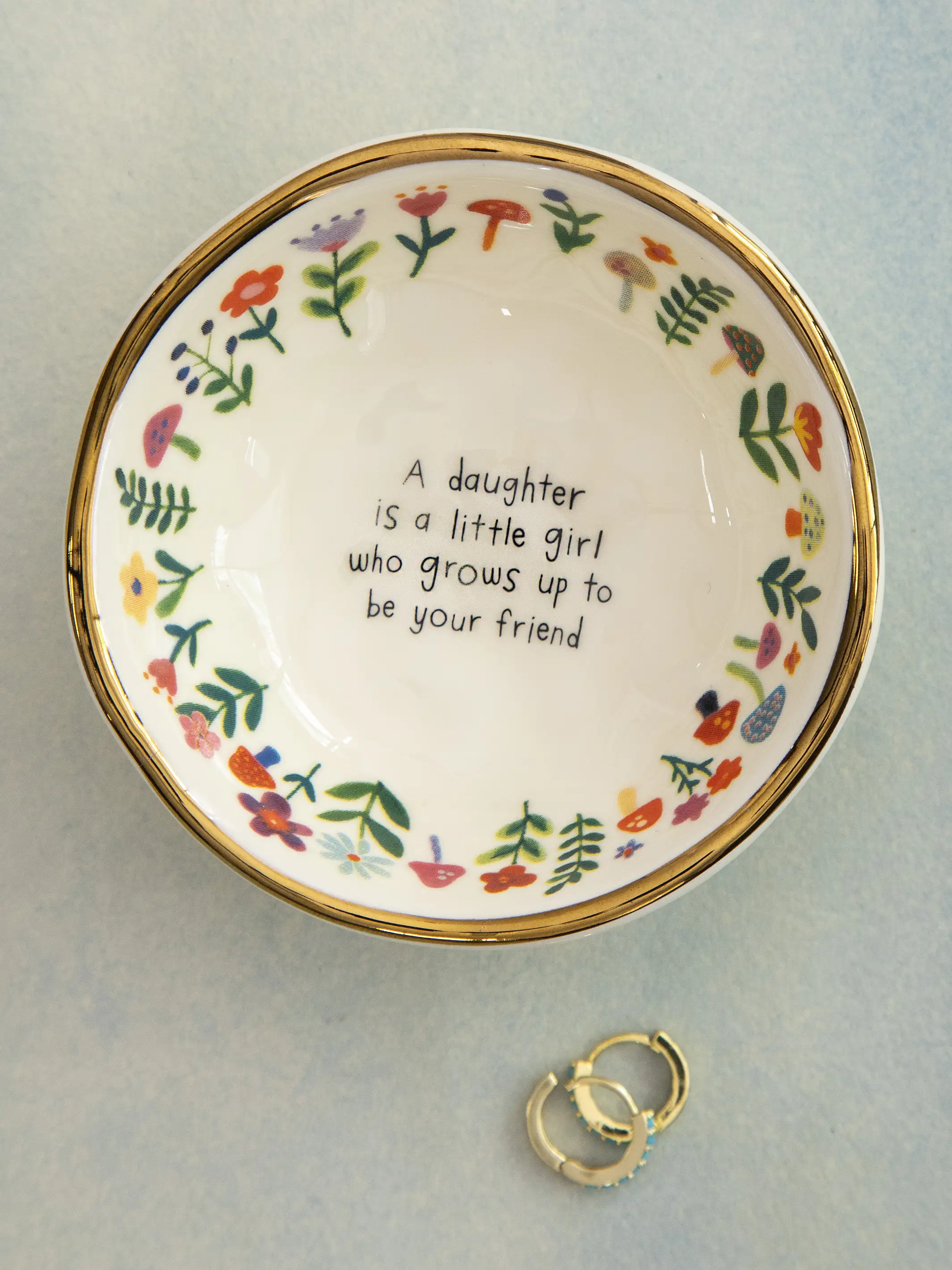 Ceramic Giving Trinket Bowl - Daughter Friend