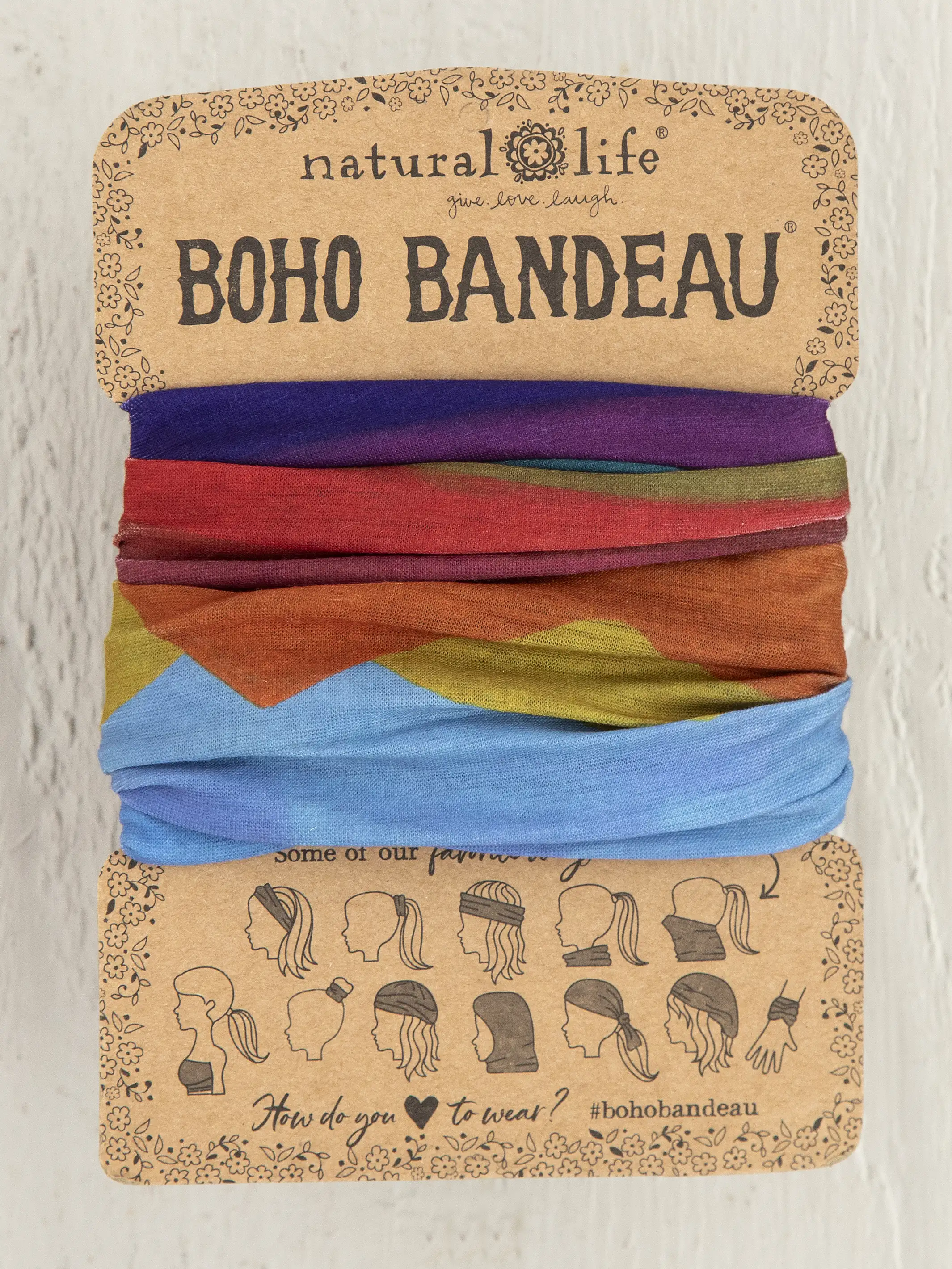 Full Boho Bandeau Headband - Mountain Range