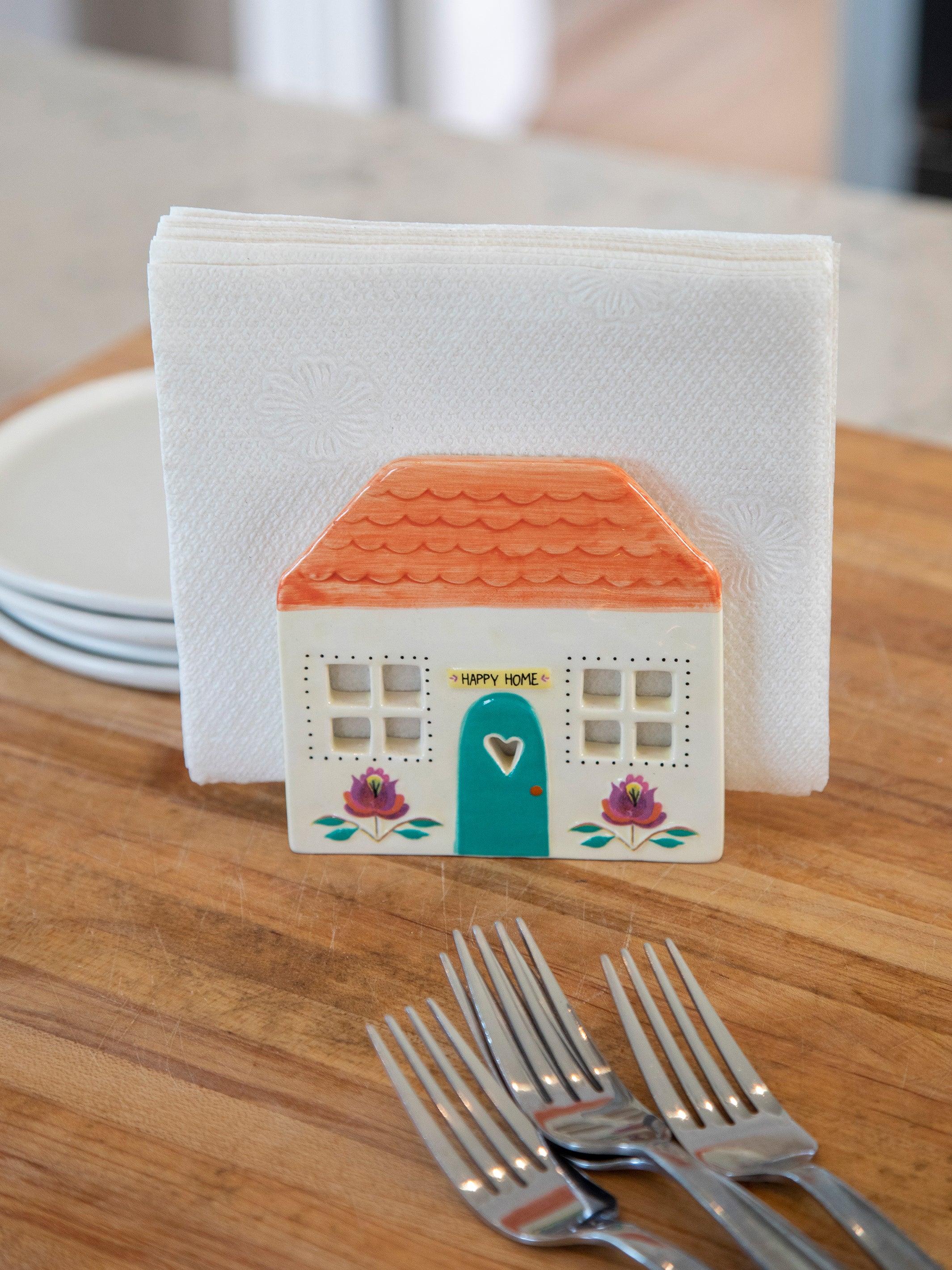 Ceramic Sponge Holder - Happy Home