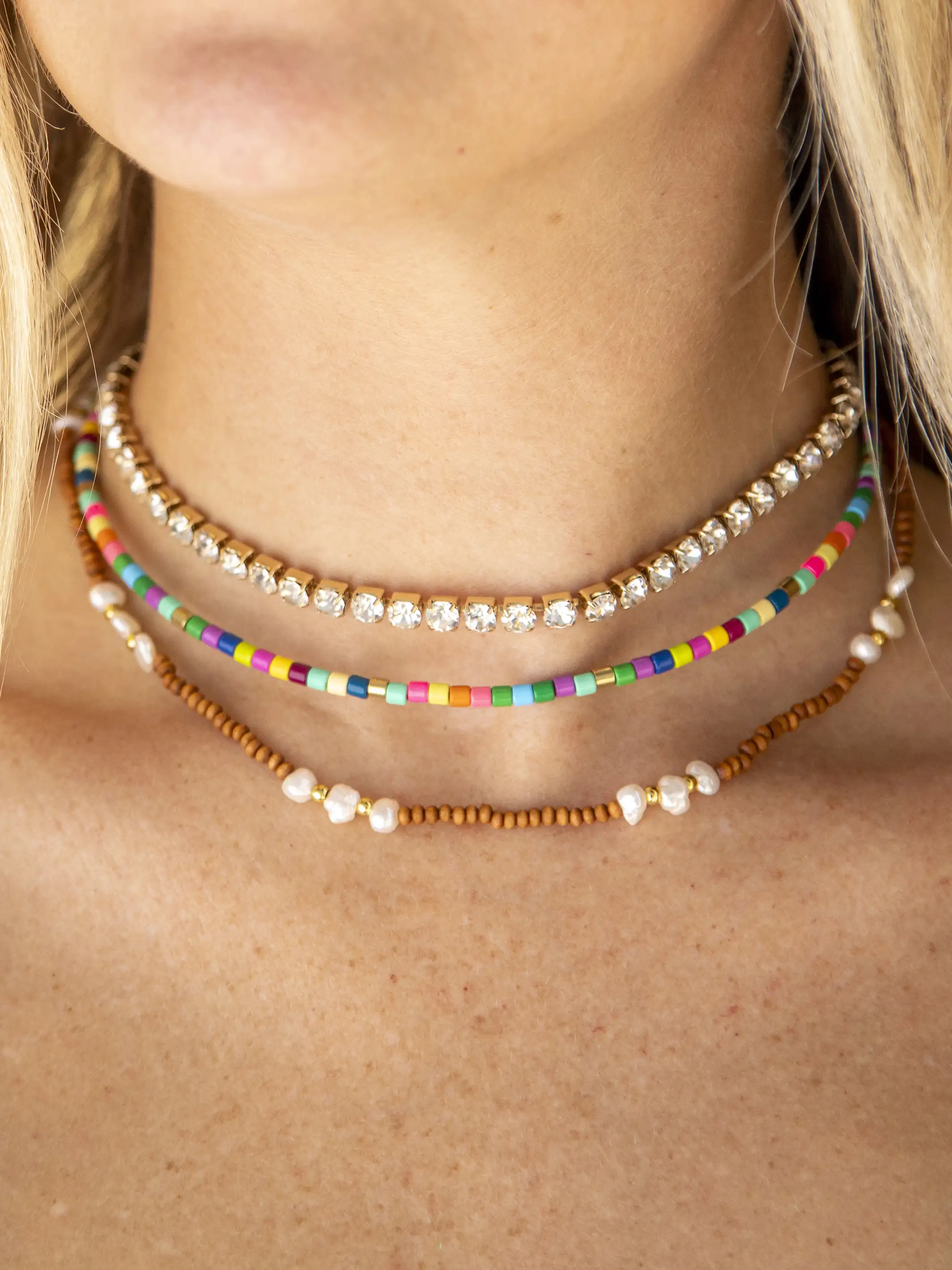 Rhinestone Choker