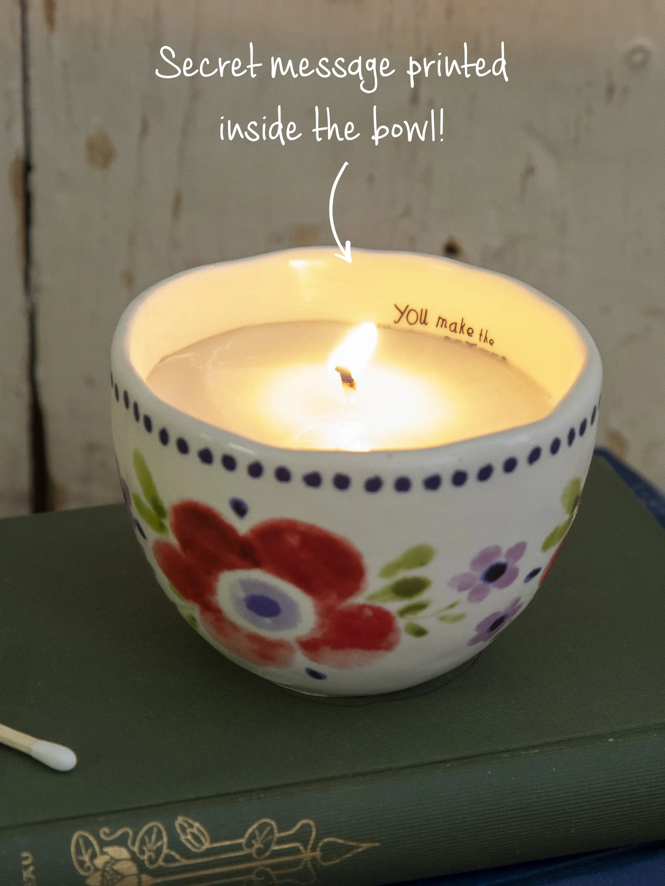 Secret Message Candle - World Better