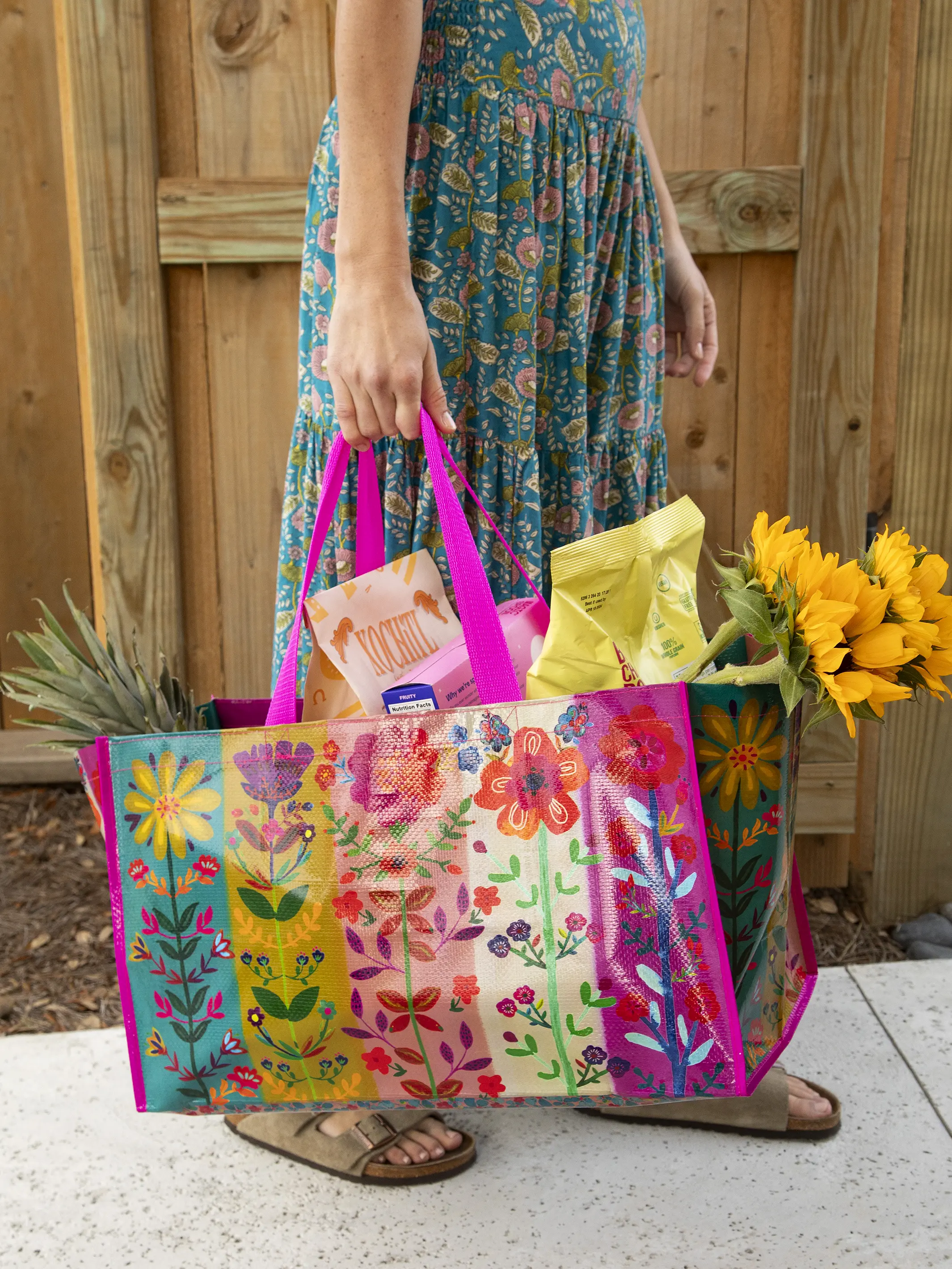Carry All Tote Bag - Flower