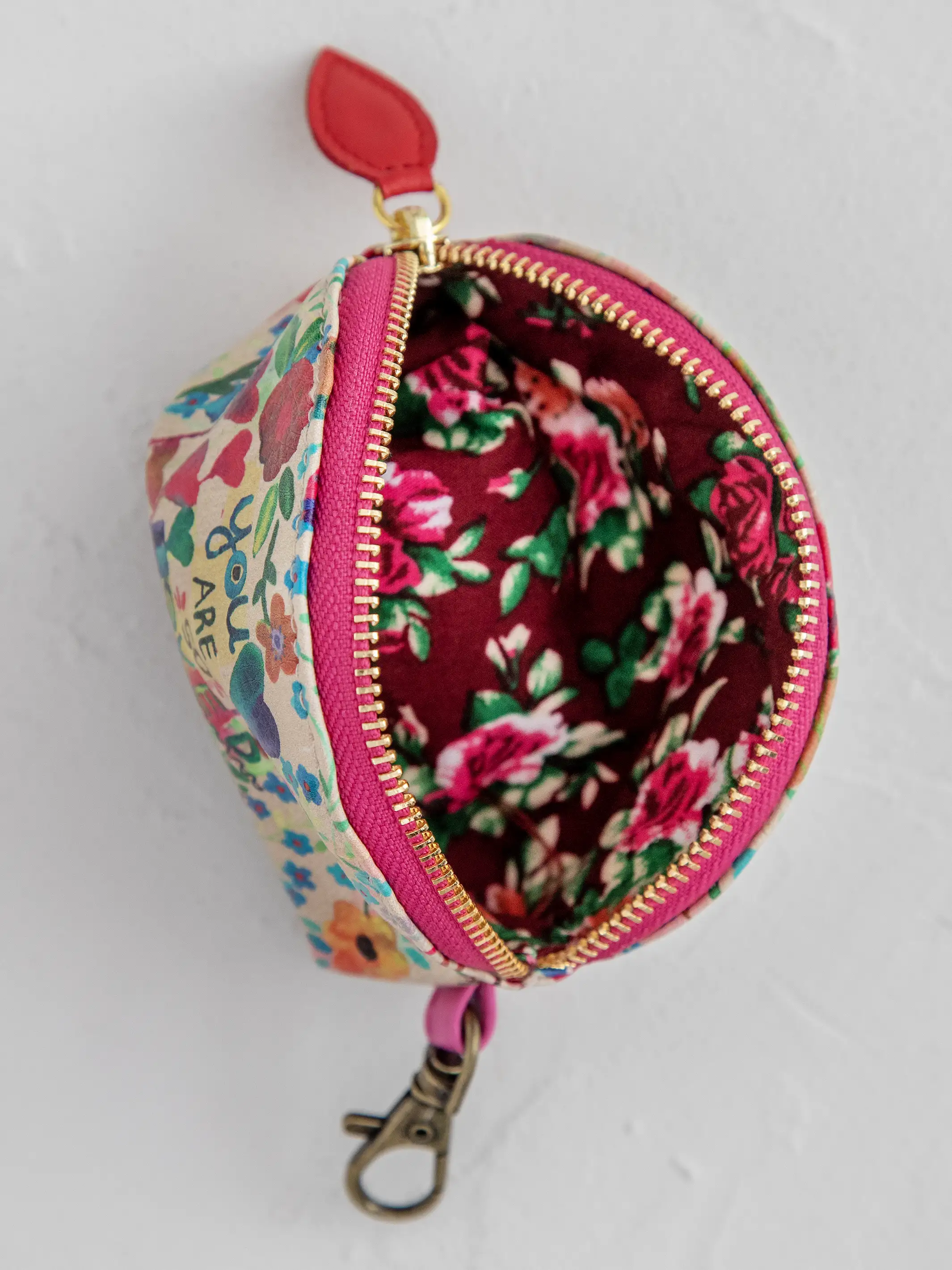 Vegan Leather Mini Pouch - You Are So Loved