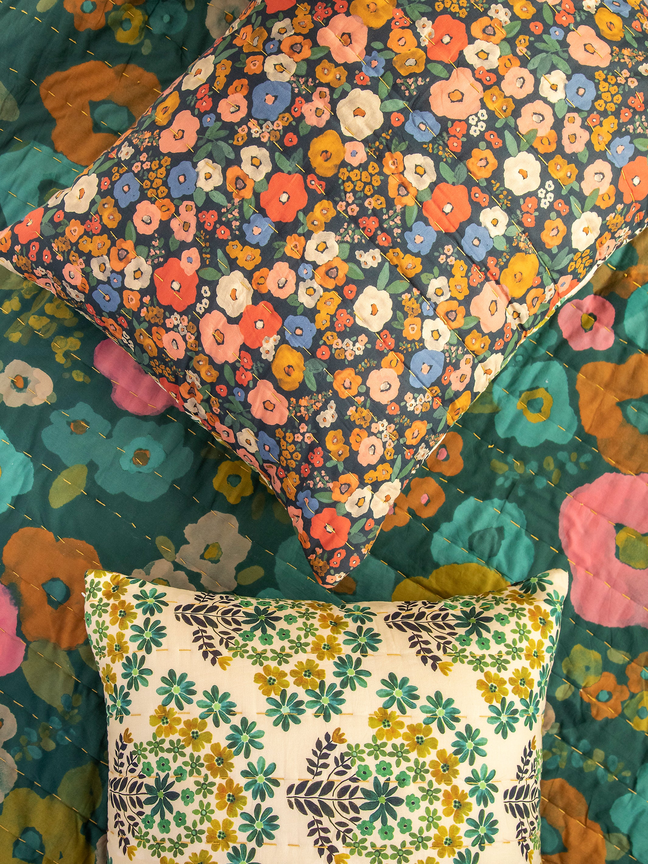 Bungalow Reversible Shams, Set of 2 - Ashley