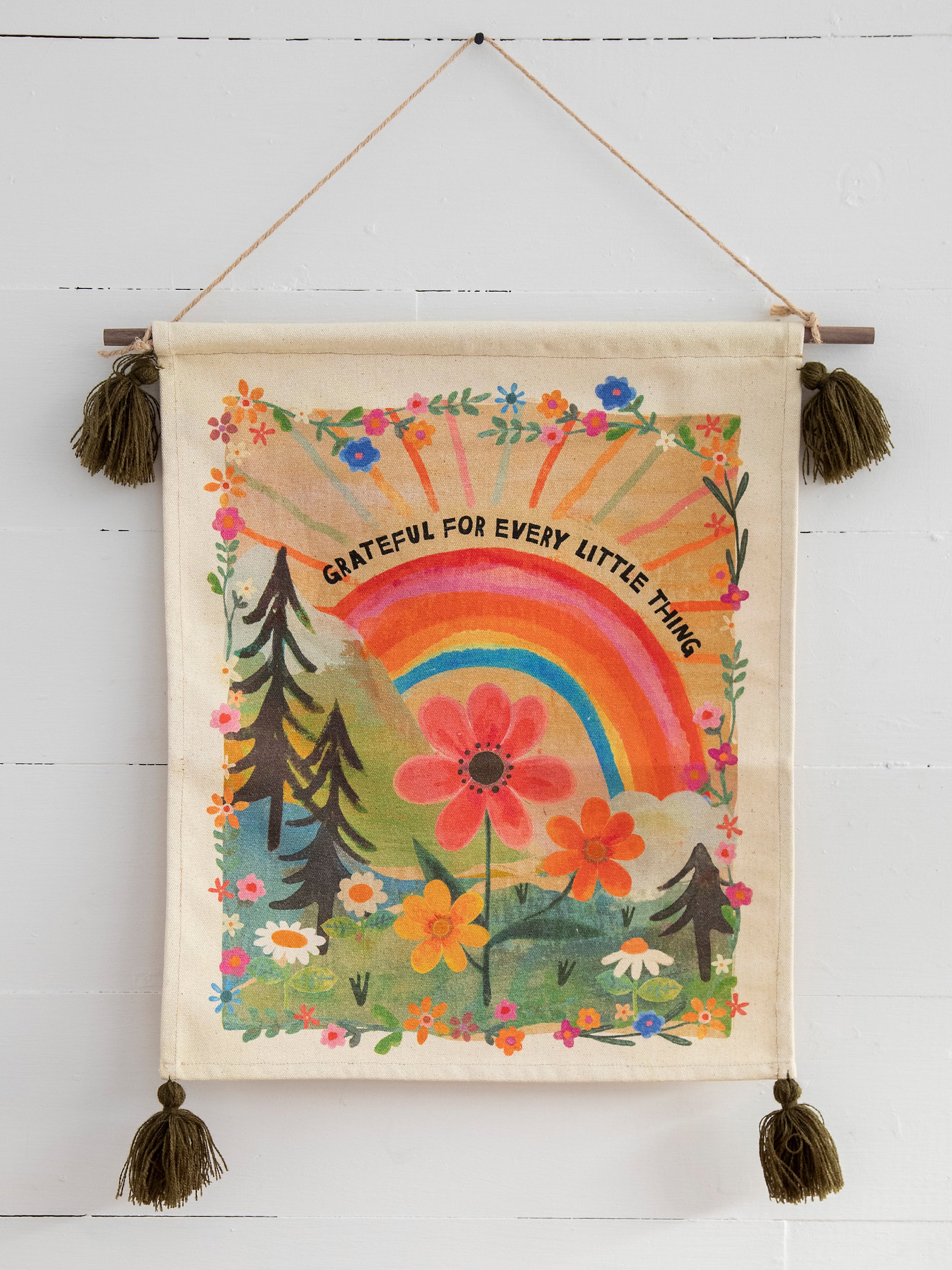 Tassel Wall Tapestry - Grateful