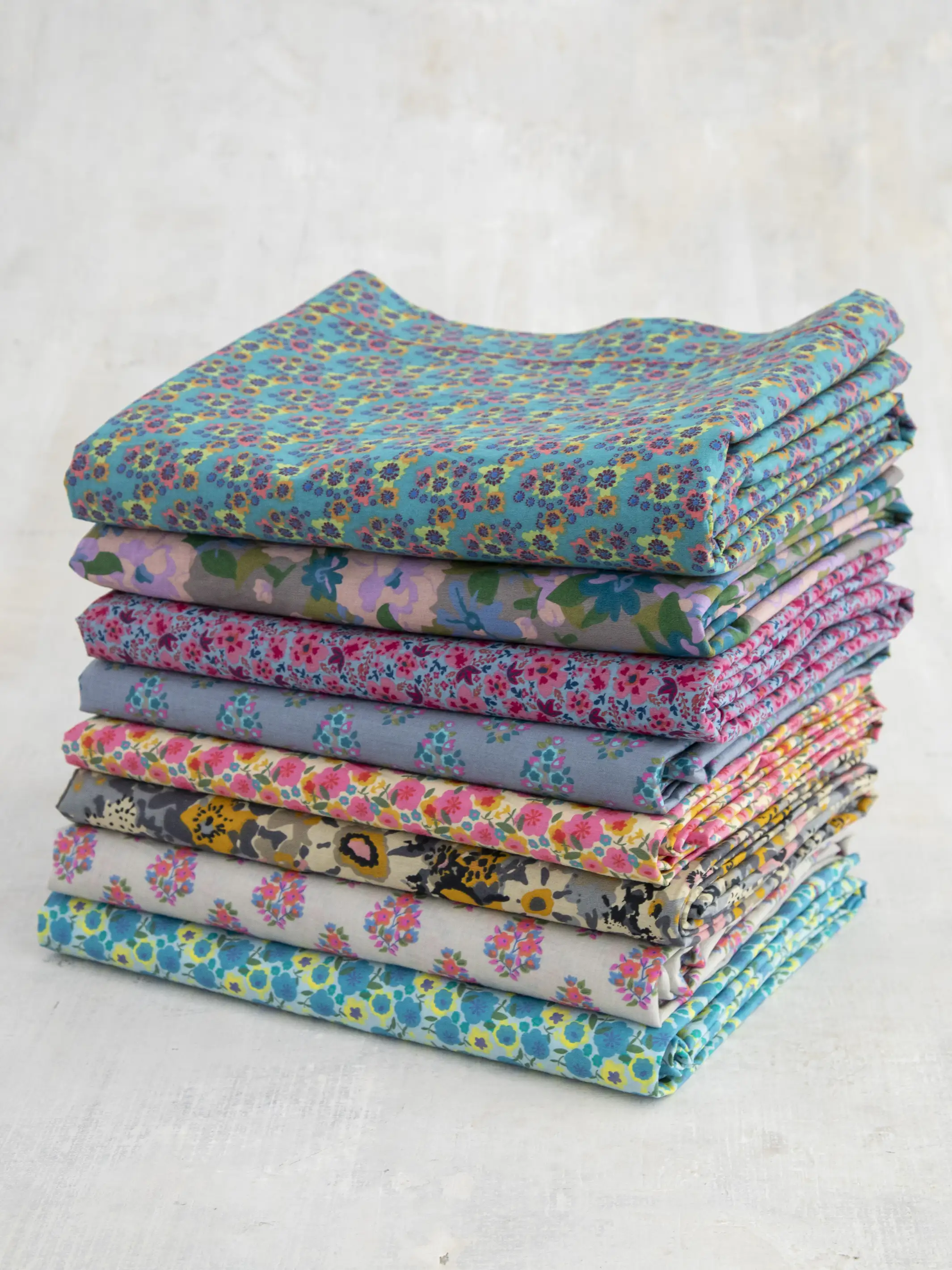 Mix & Match Soft Cotton Flat Sheet - Blue Maia