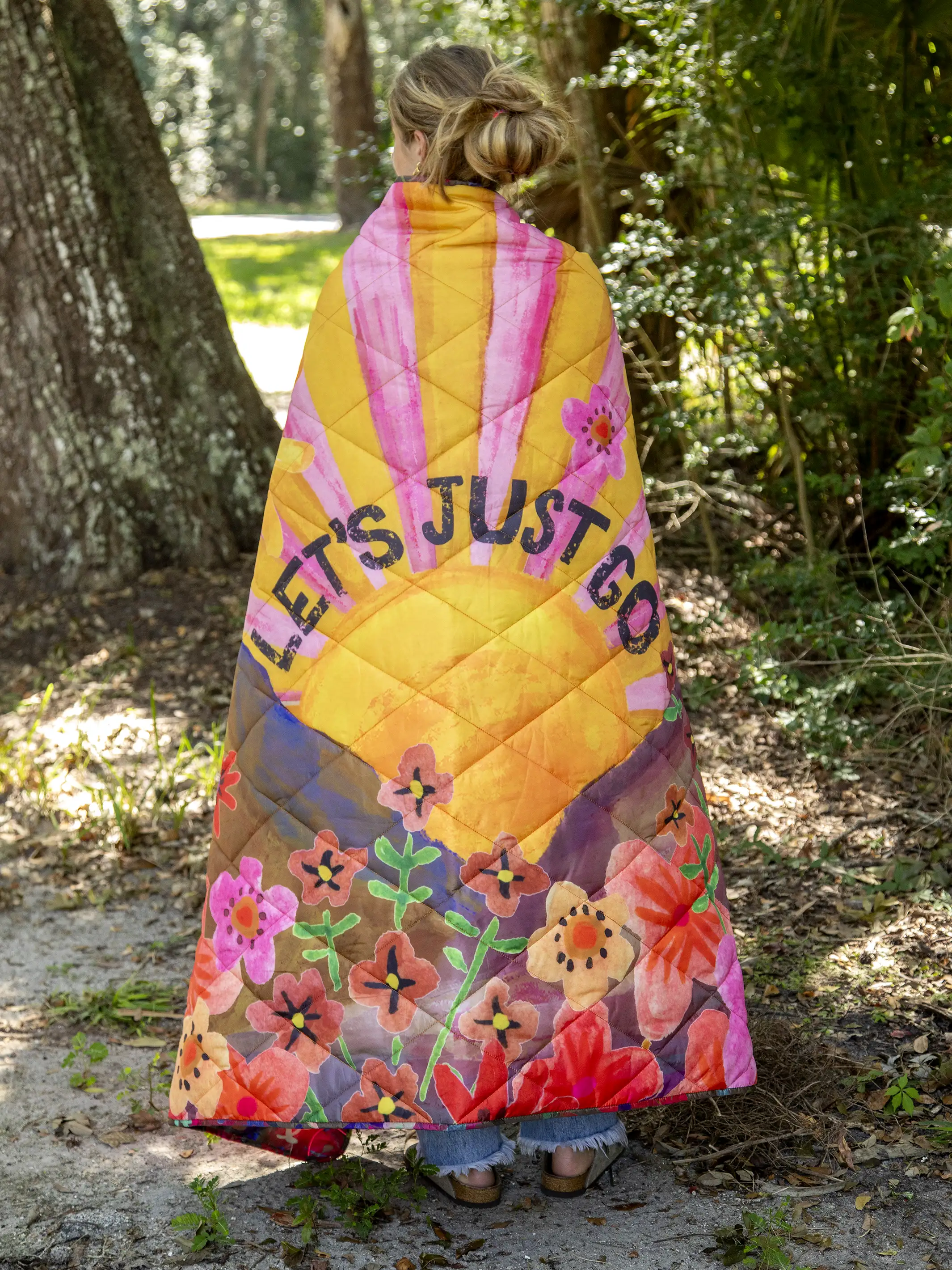 Perfect Puffy Outdoor Blanket - Let's Just Go