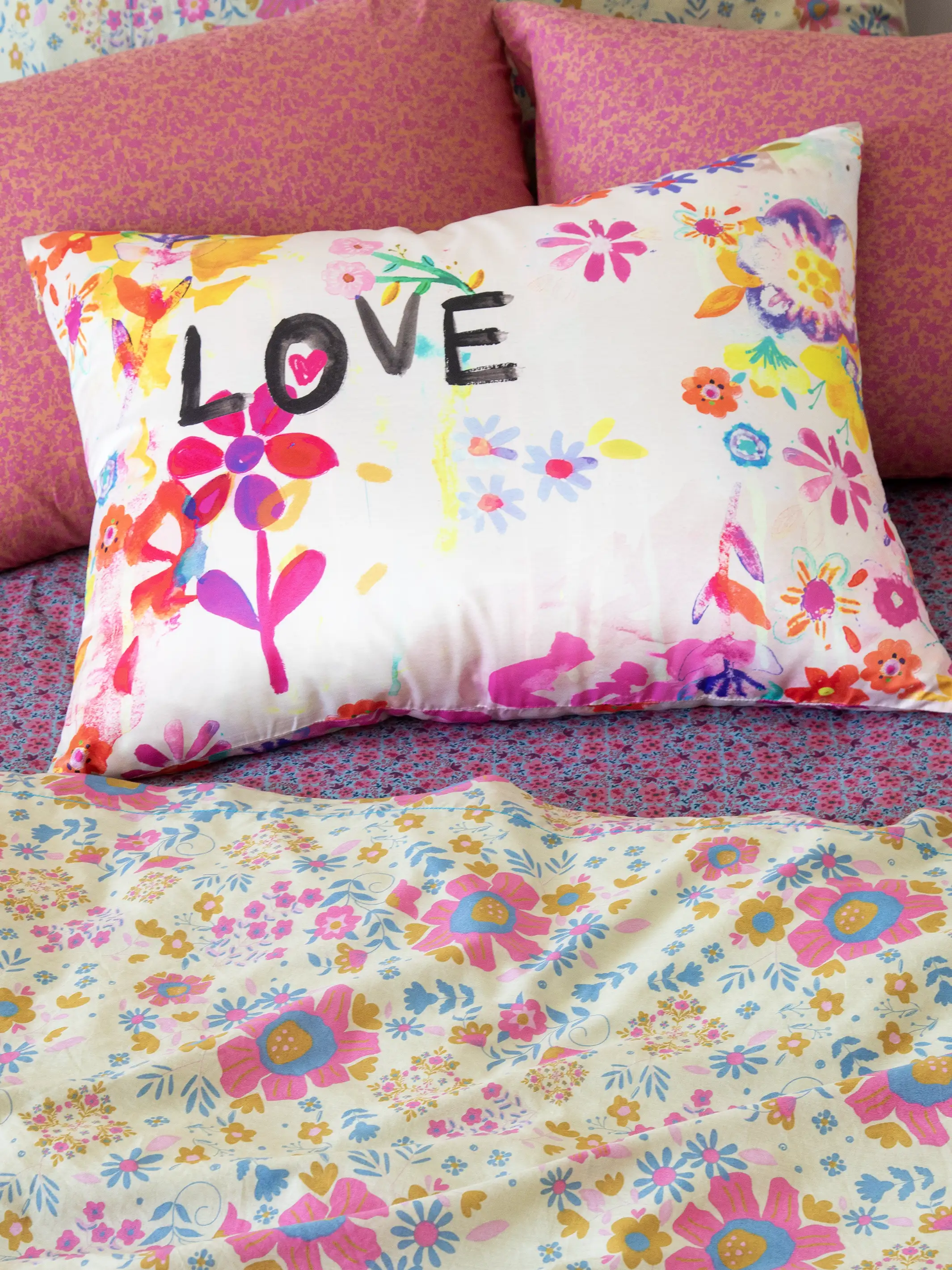 Satin Pillowcase - Life Is A Canvas Love