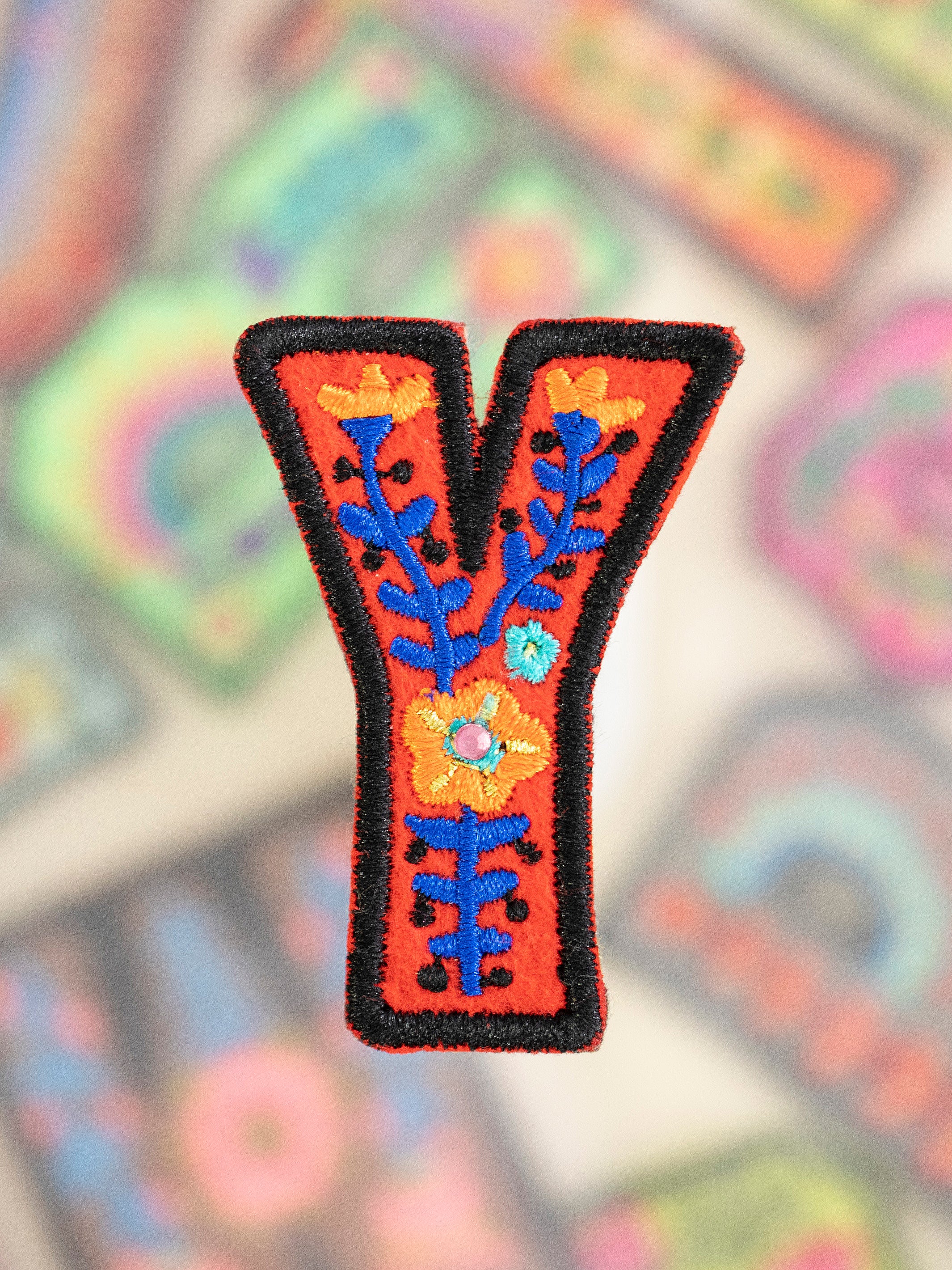 Stick-On Letter Patch - Y