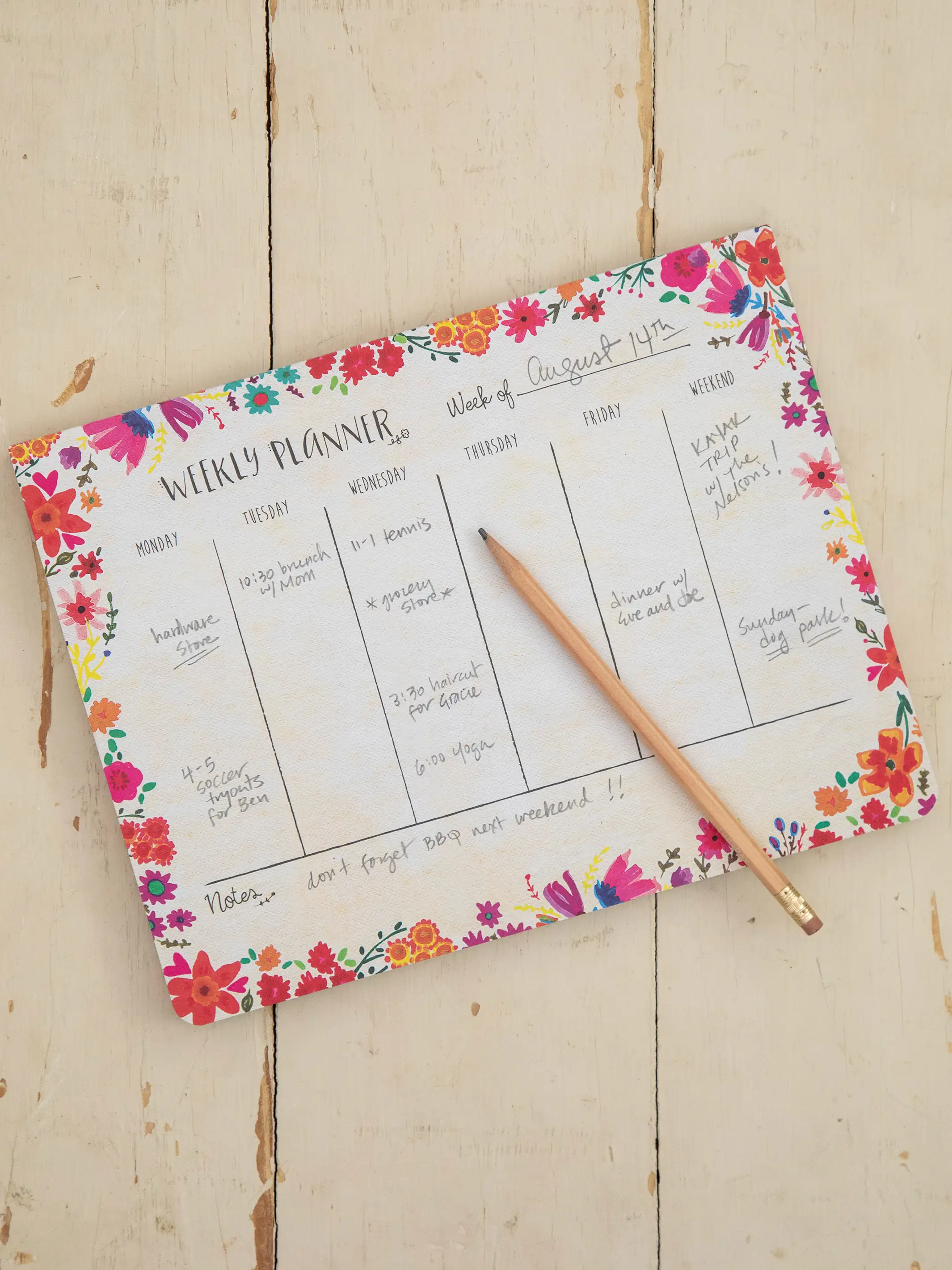 Weekly Desk Pad