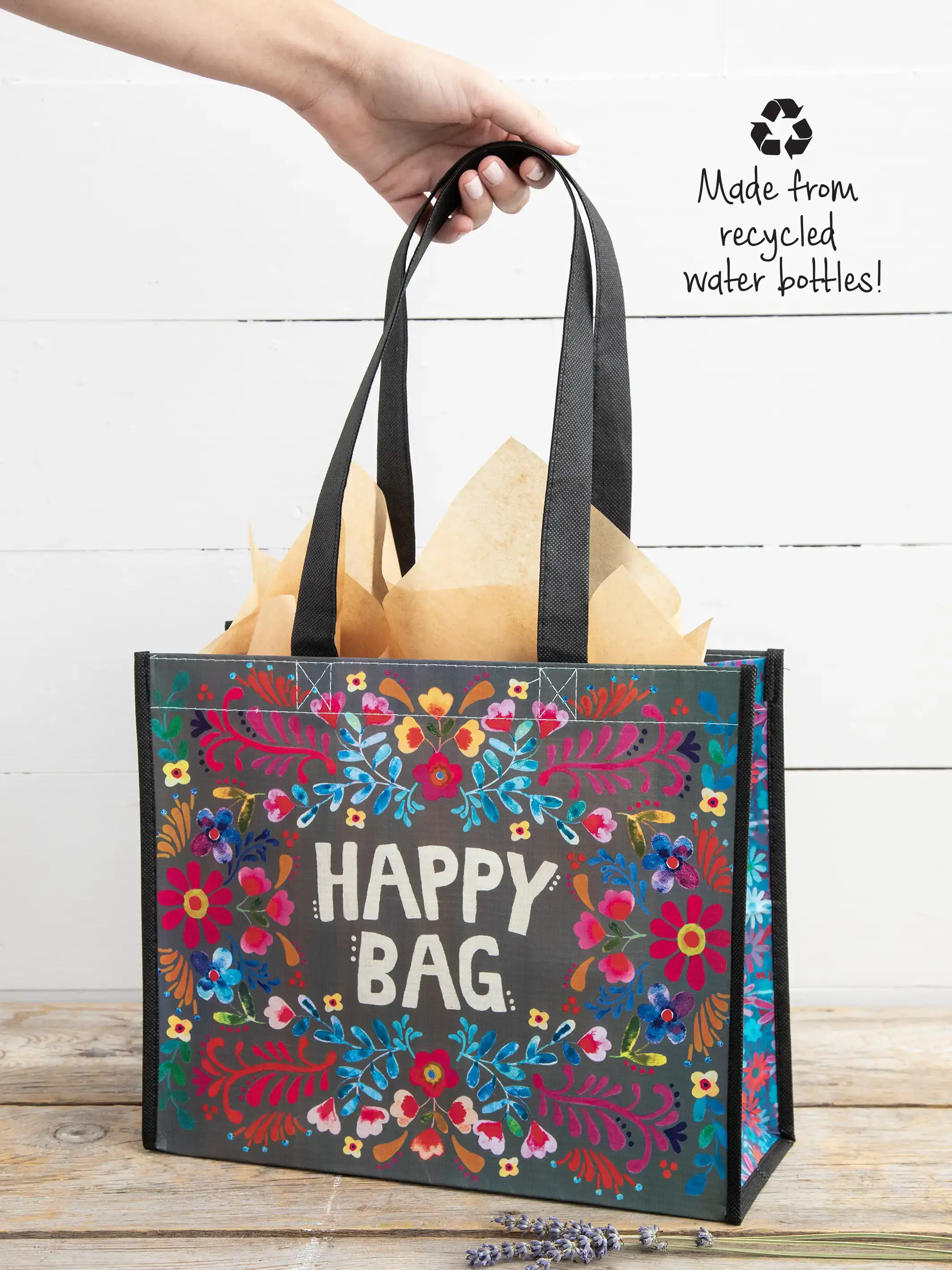 Large Happy Bag, Set of 3 - Charcoal