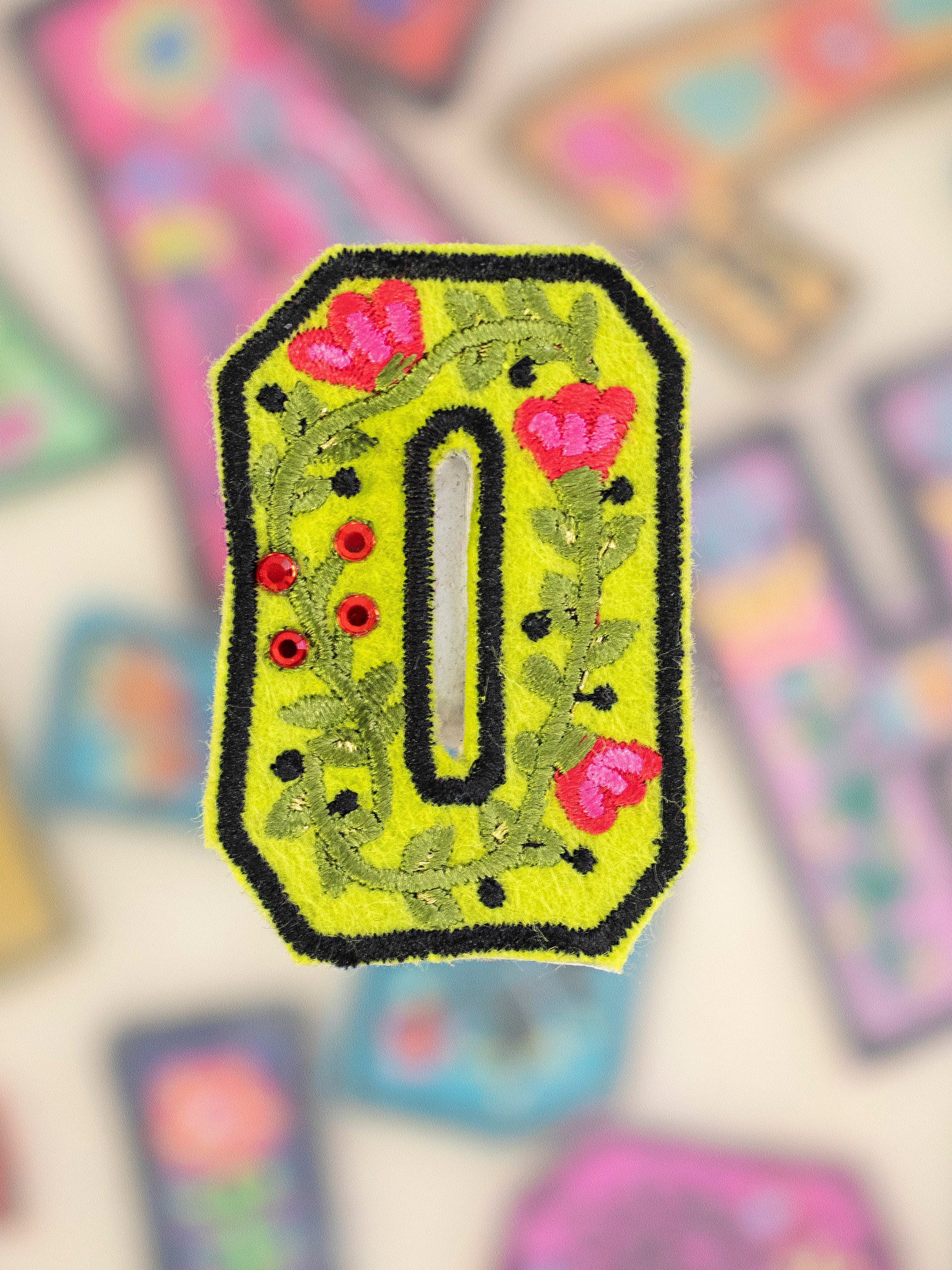 Stick-On Letter Patch - O