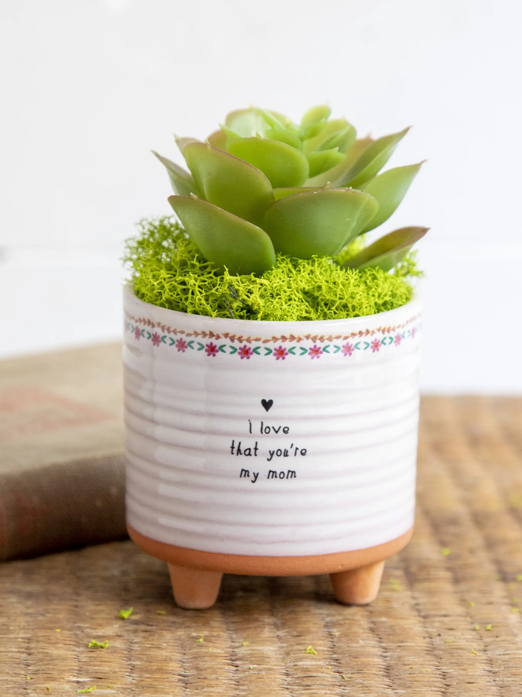 Mini Artisan Planter - Mom