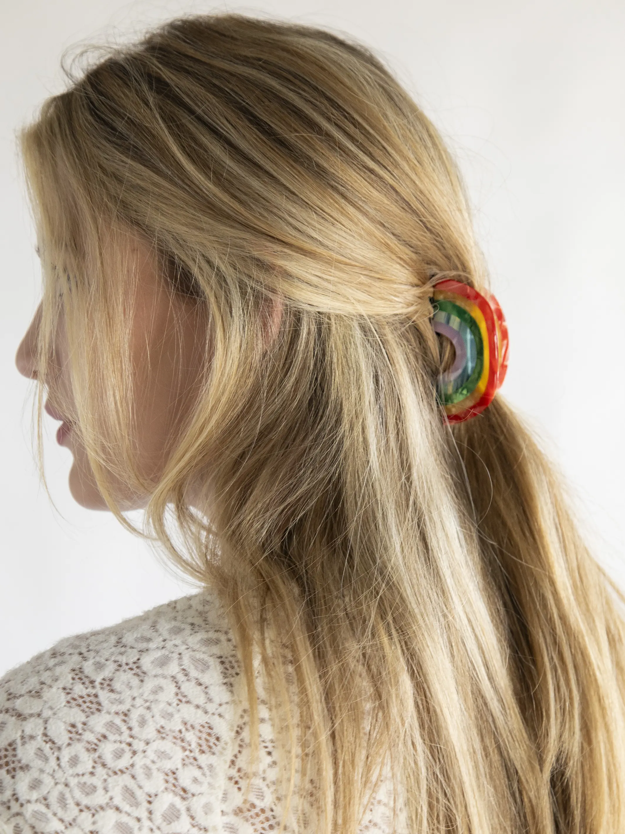 Rainbow Hair Claw