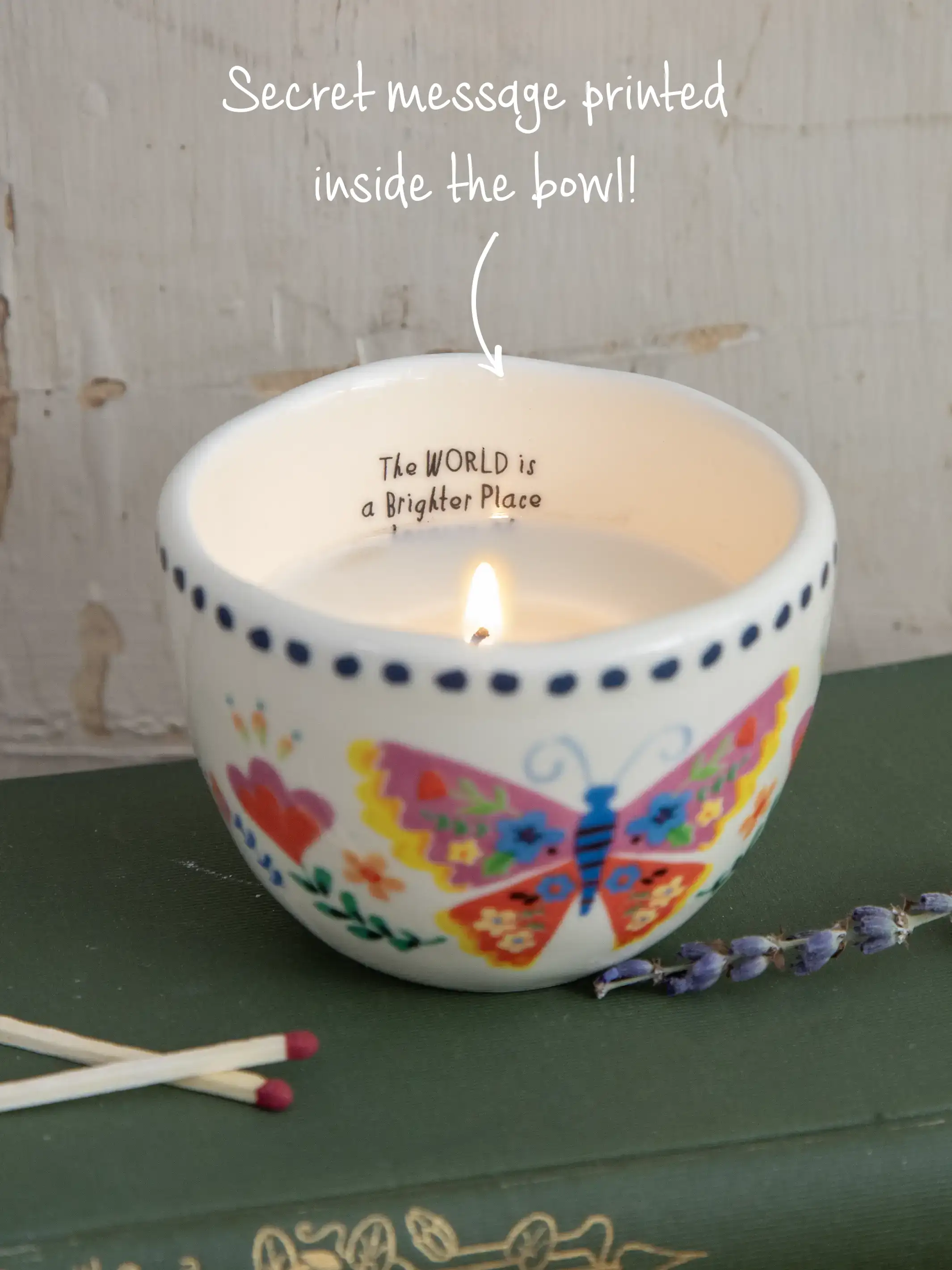 Secret Message Candle - Brighter Place