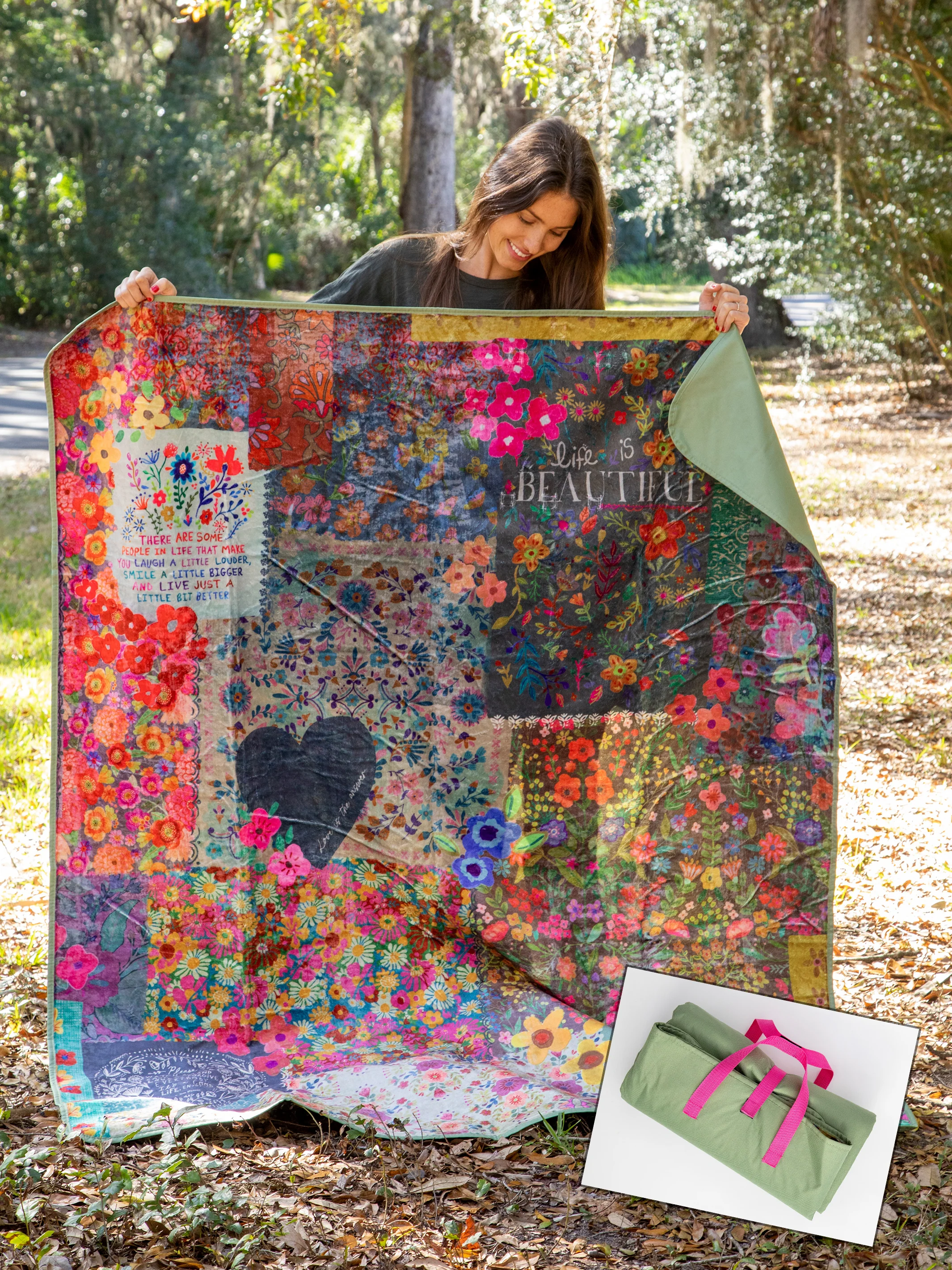 XL Water Resistant Picnic Blanket - Chirp