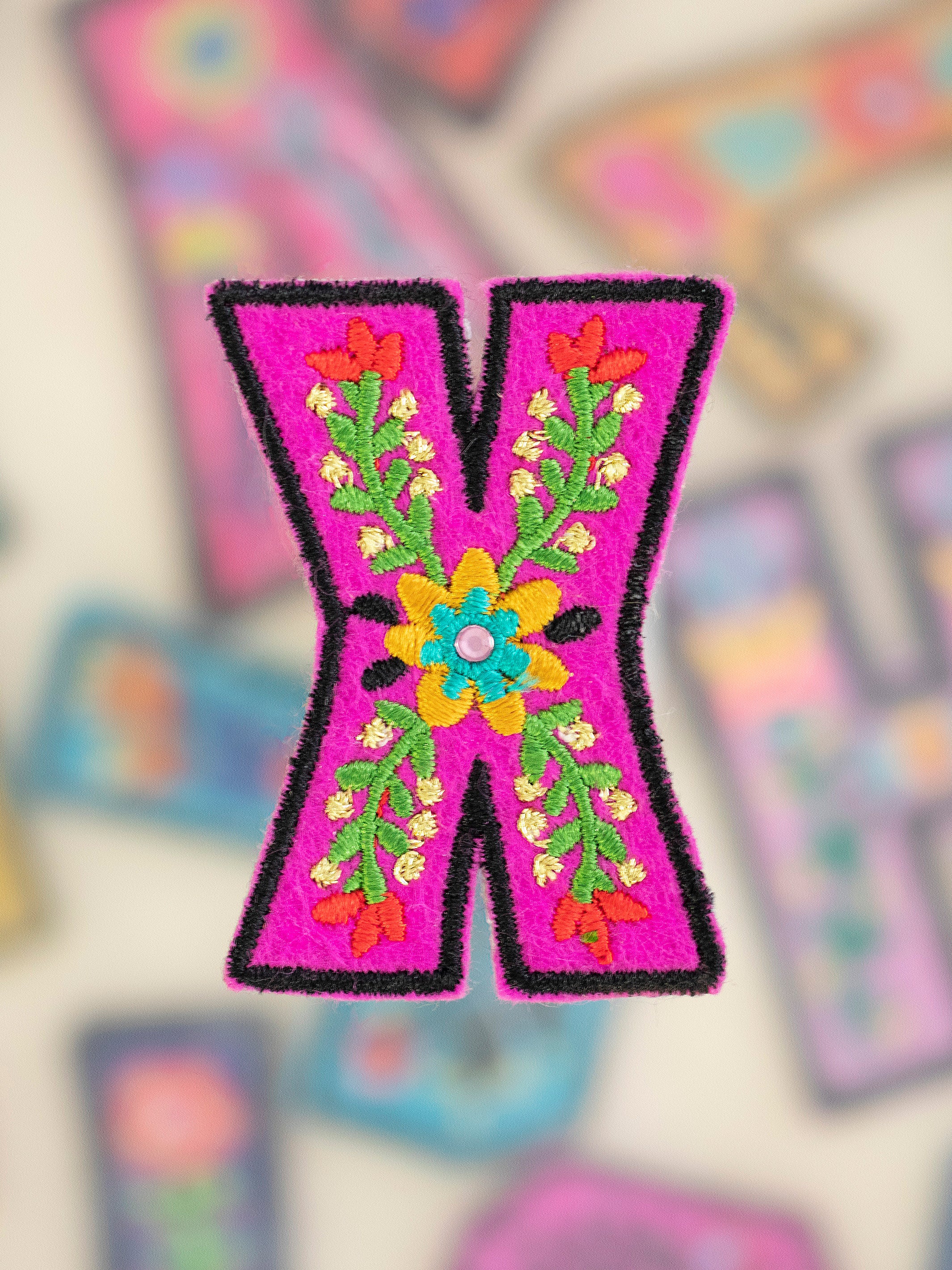 Stick-On Letter Patch - X