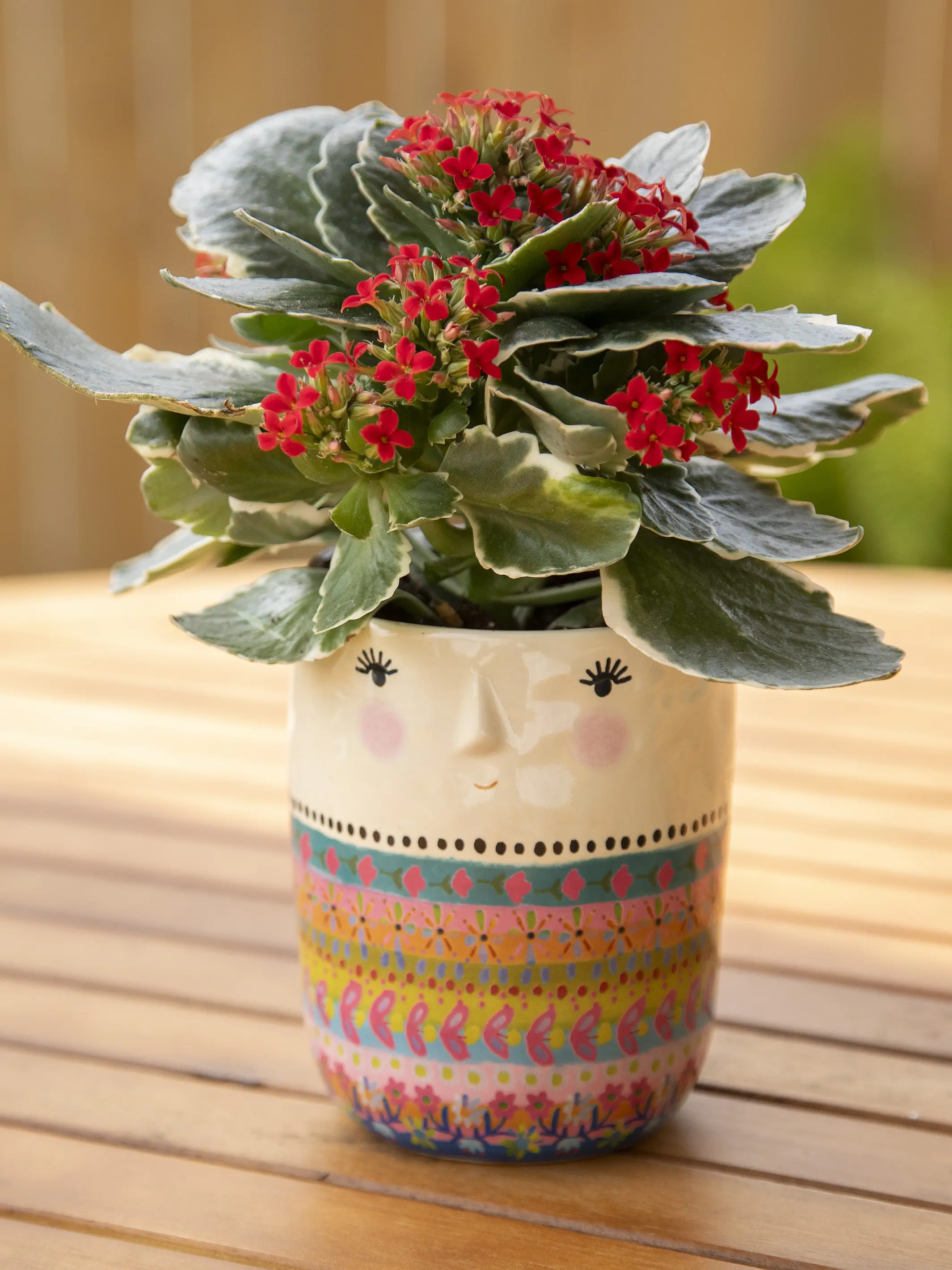 Folk Friend Planter - Folk Lady