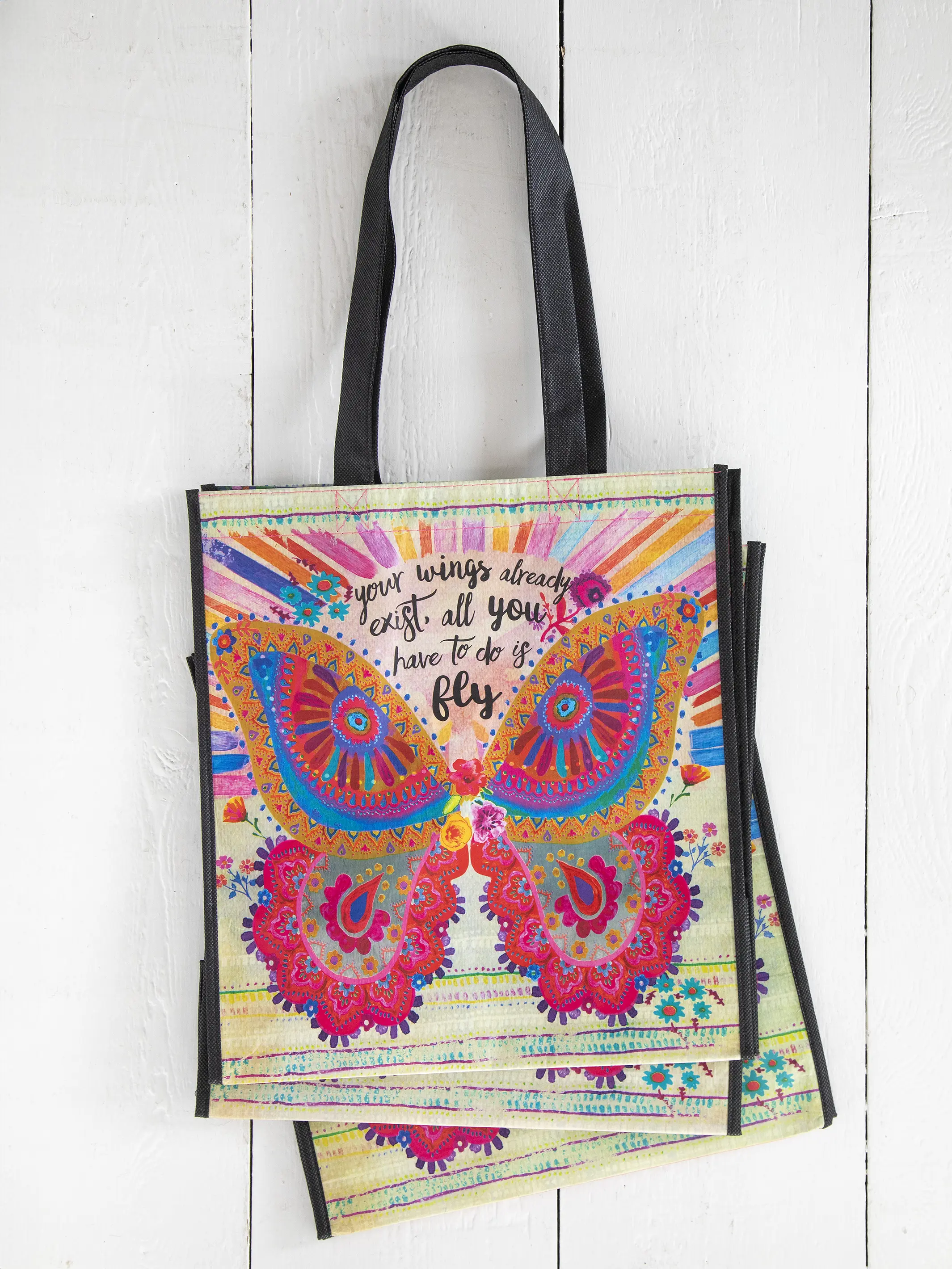 XL Happy Bag, Set of 3 - Your Wings Exist