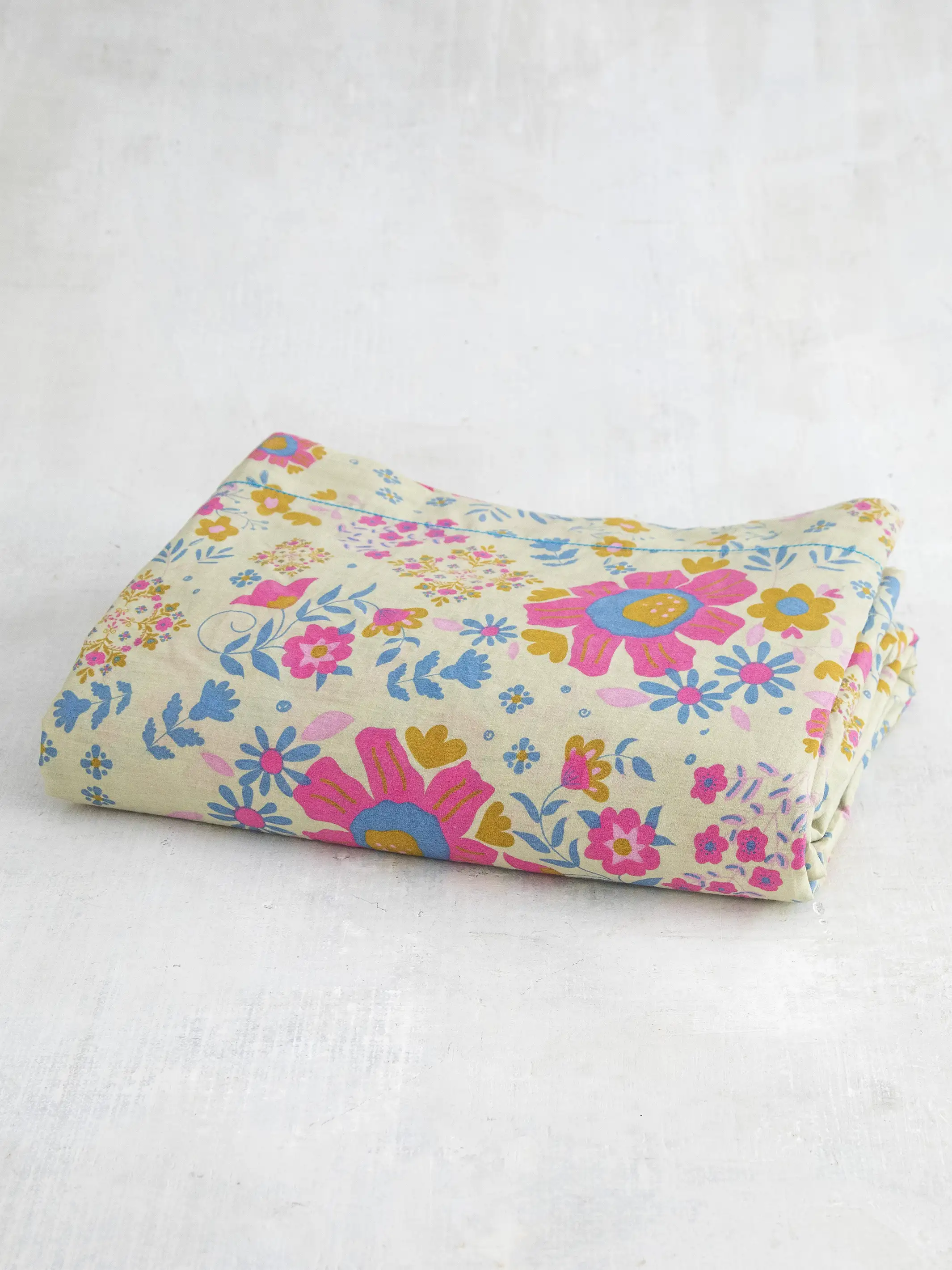 Mix & Match Soft Cotton Flat Sheet - Sage Lula