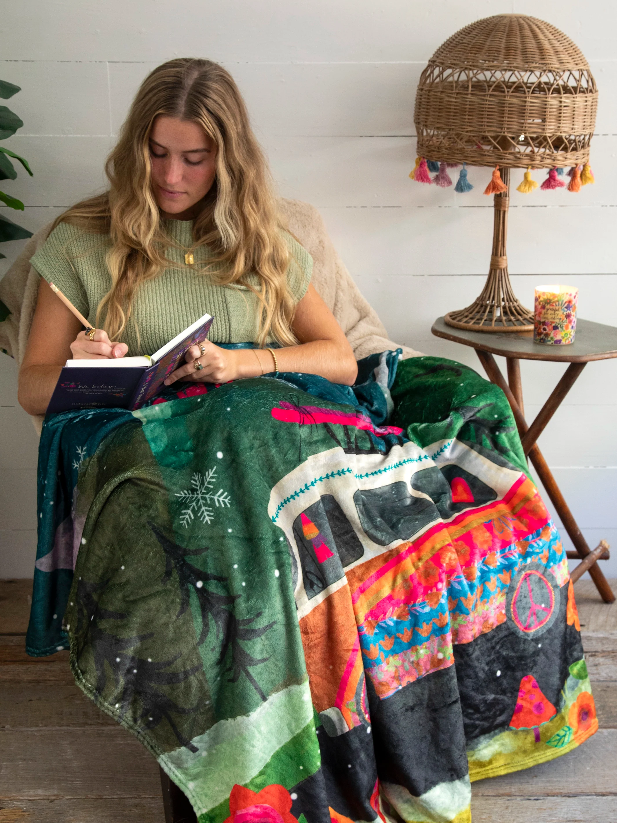 Cozy Throw Blanket - Go Where You Feel