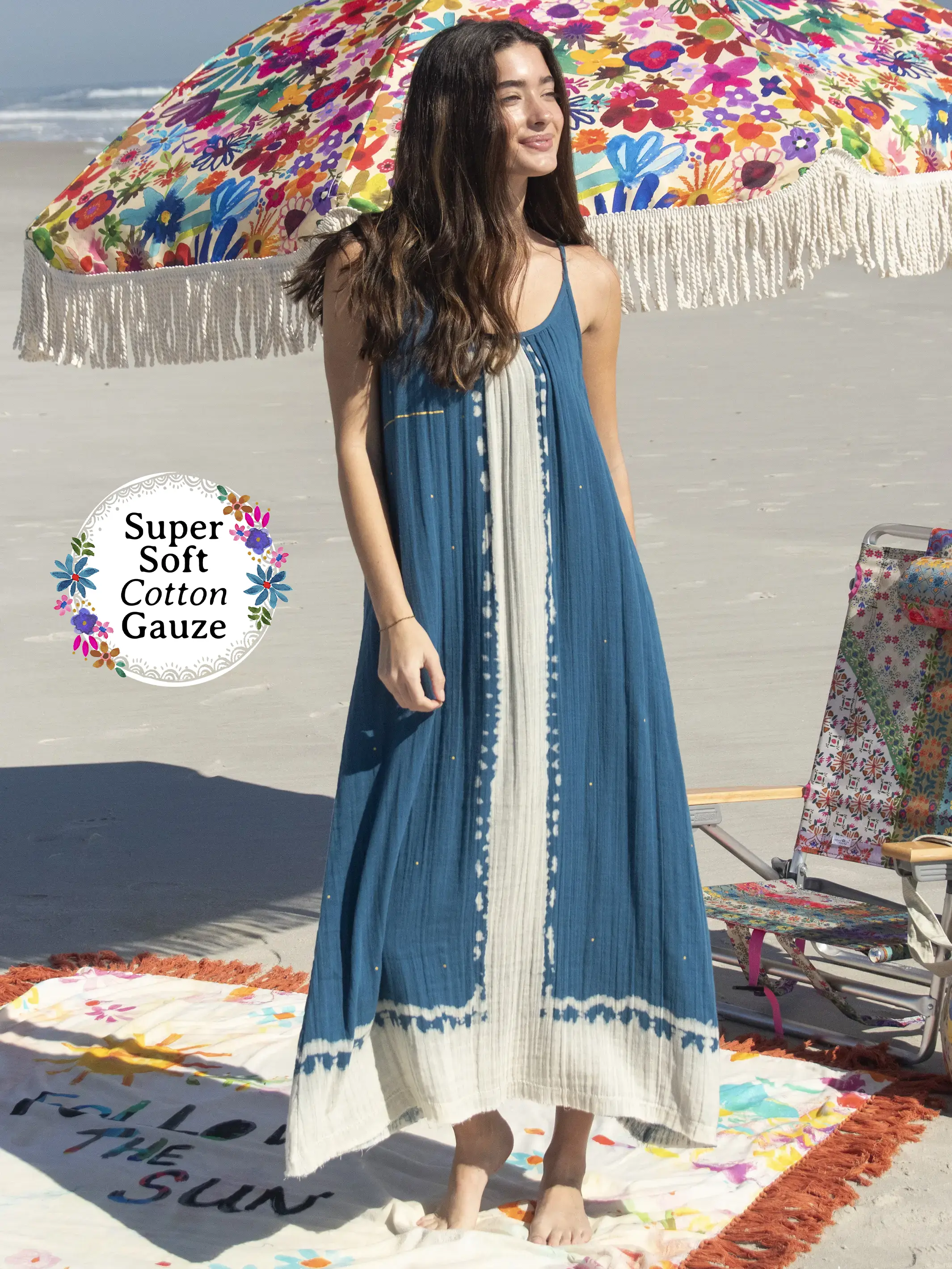 Coco Sayulita Cover-Up Dress - Teal