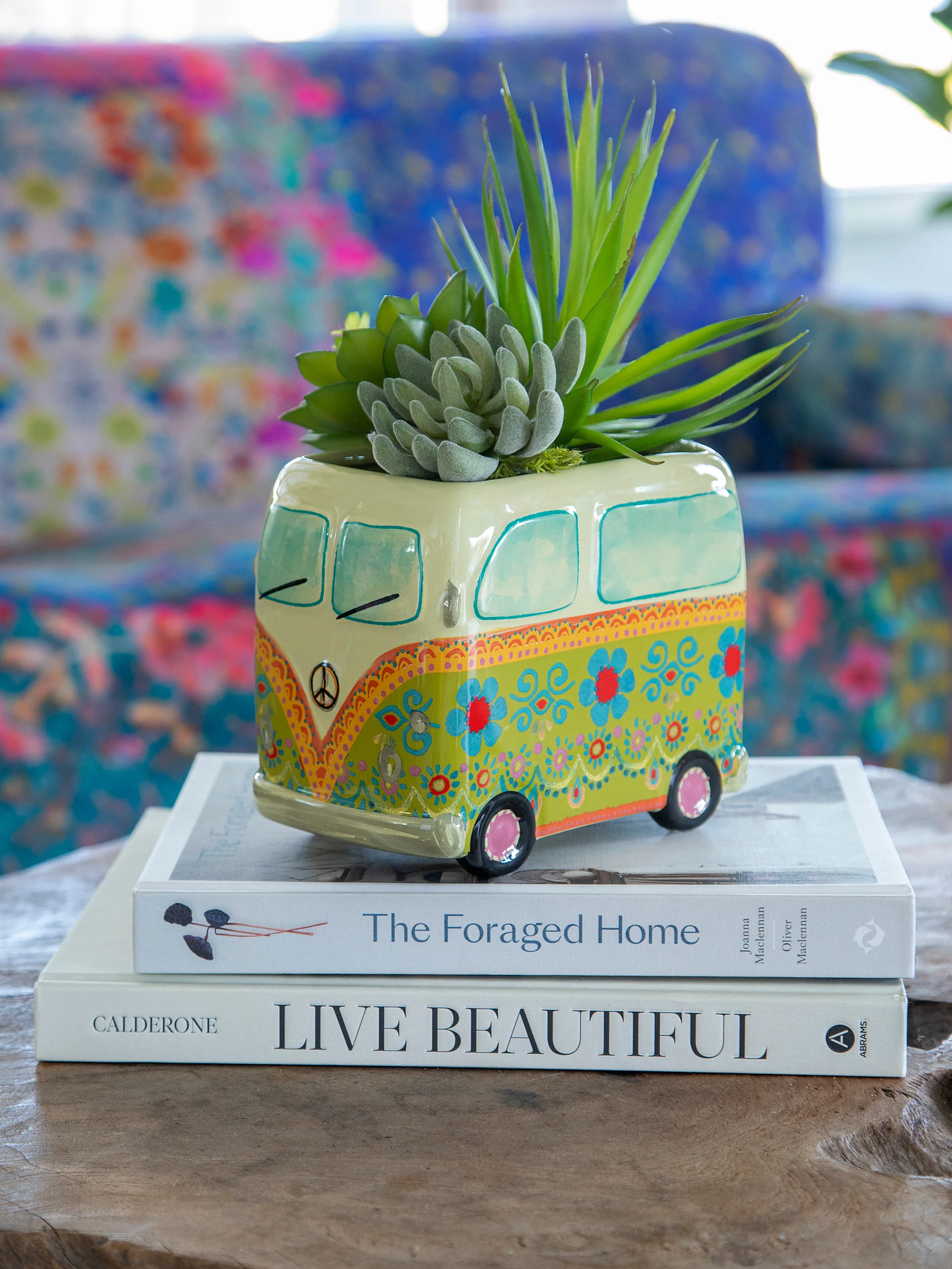 So Cute Ceramic Planter - Daisy The Van