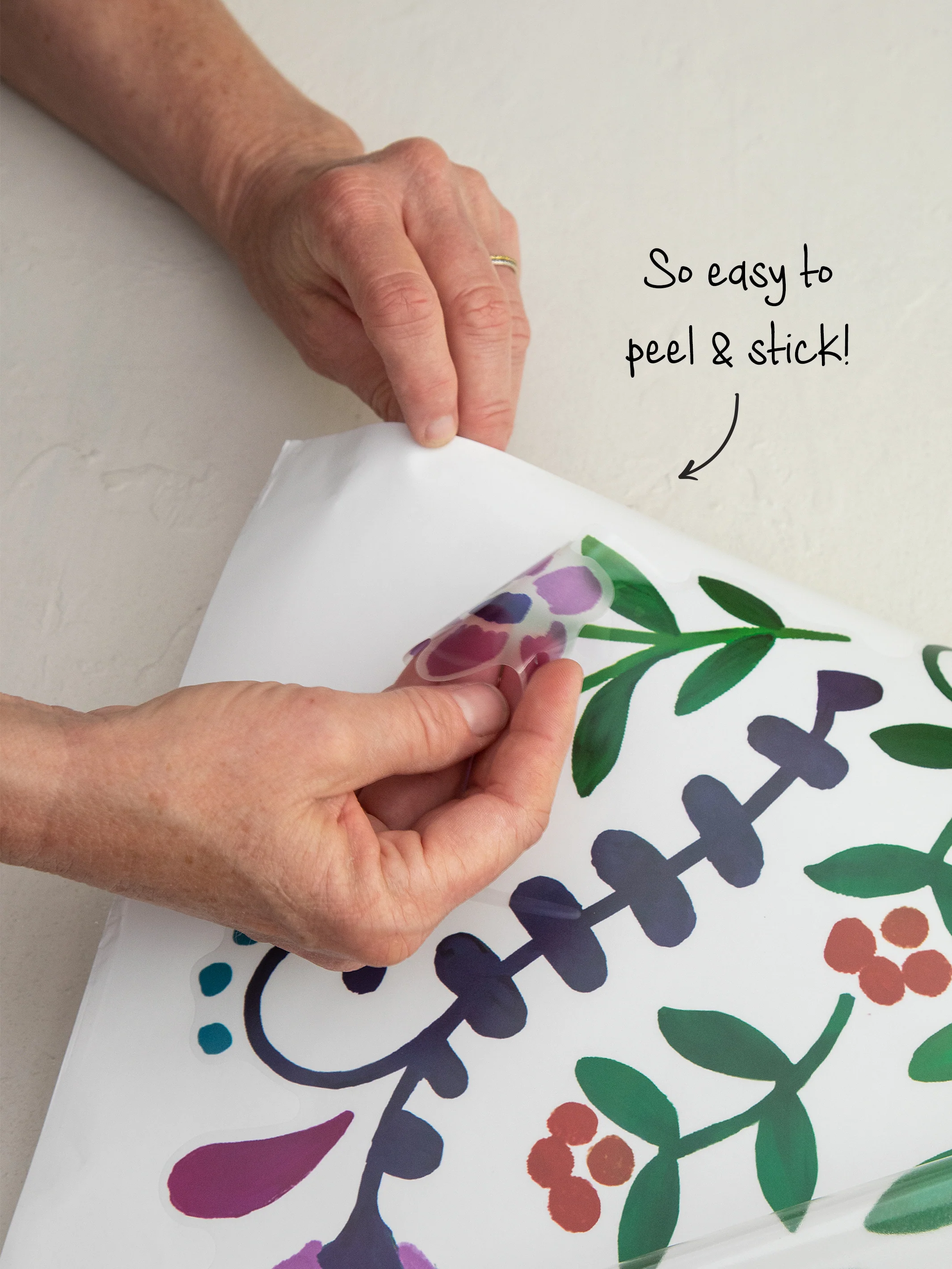 Bungalow Wall Decals - Floral Scroll