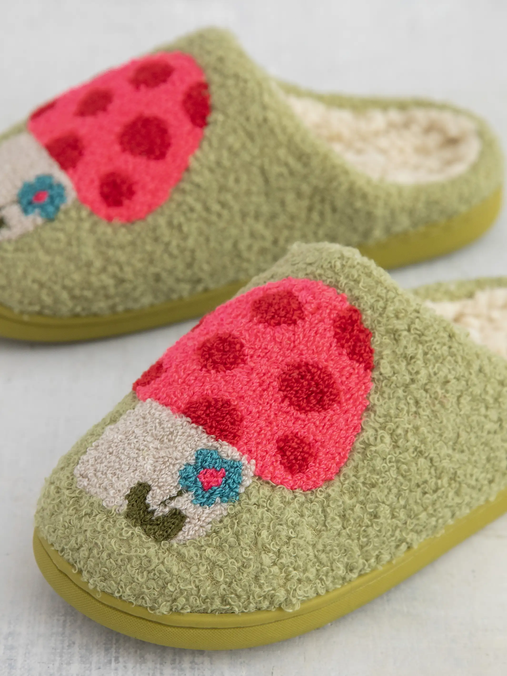 Icon Sherpa Slippers - Mushroom