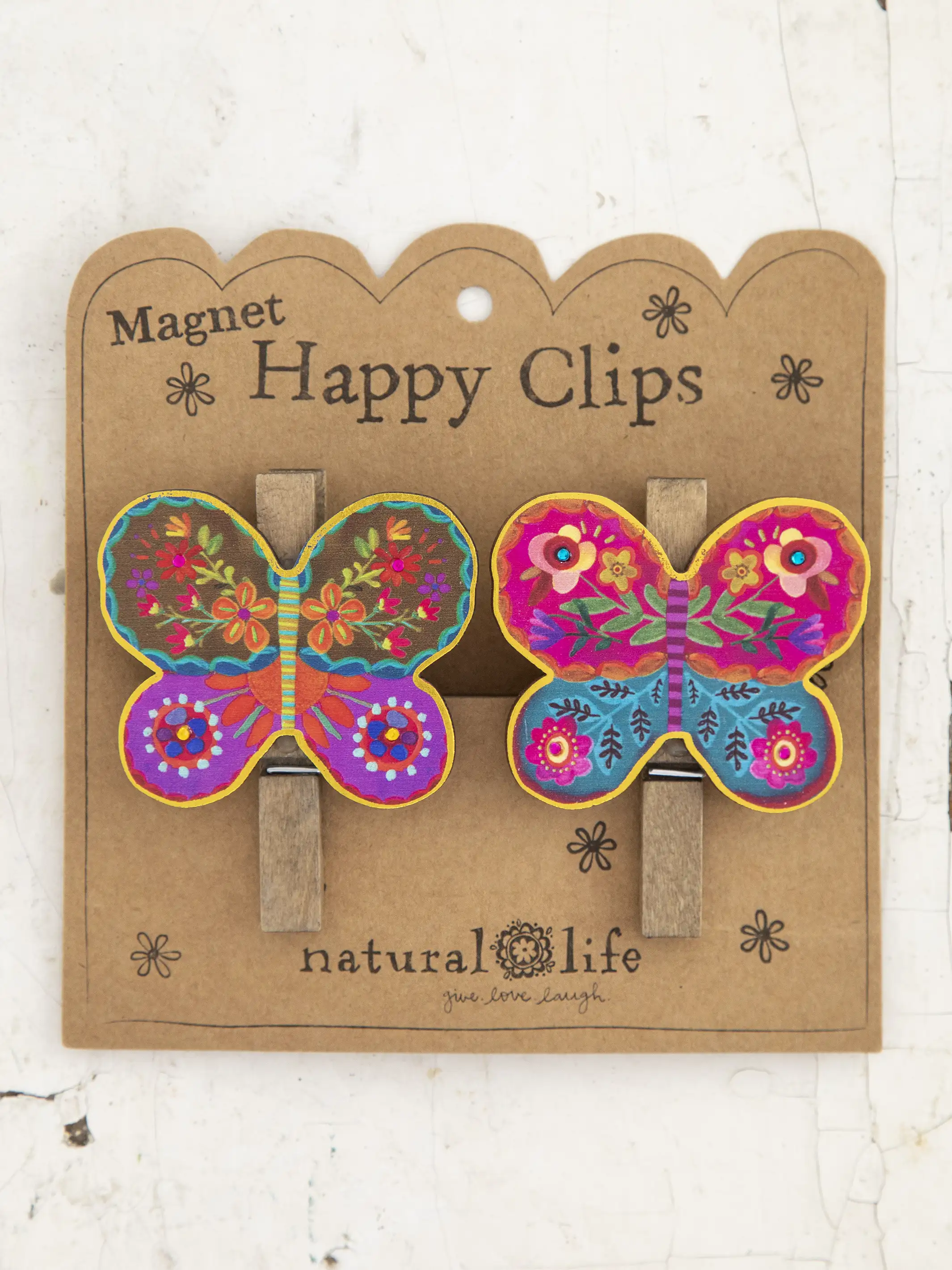 Magnet Bag Clips, Set of 2 - Butterfly