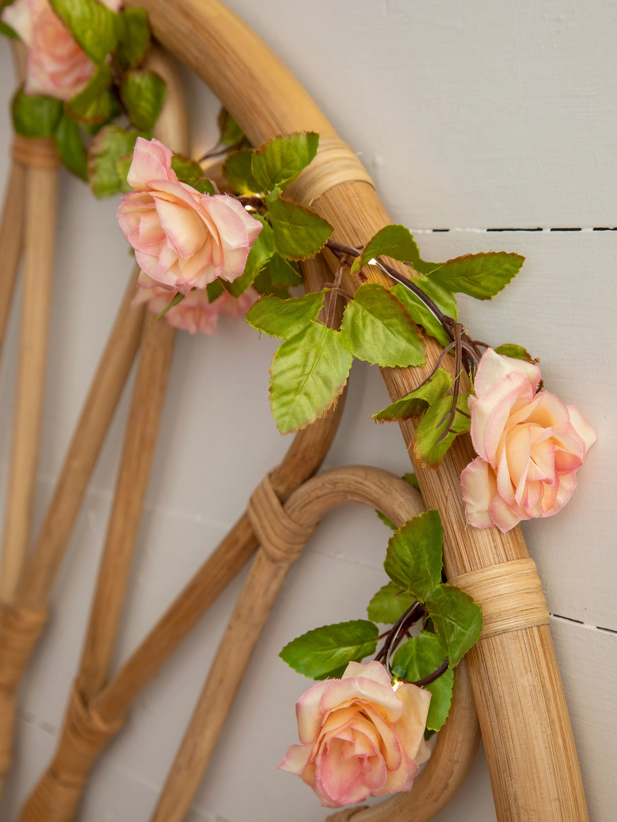 Rose Vine Garland String Lights
