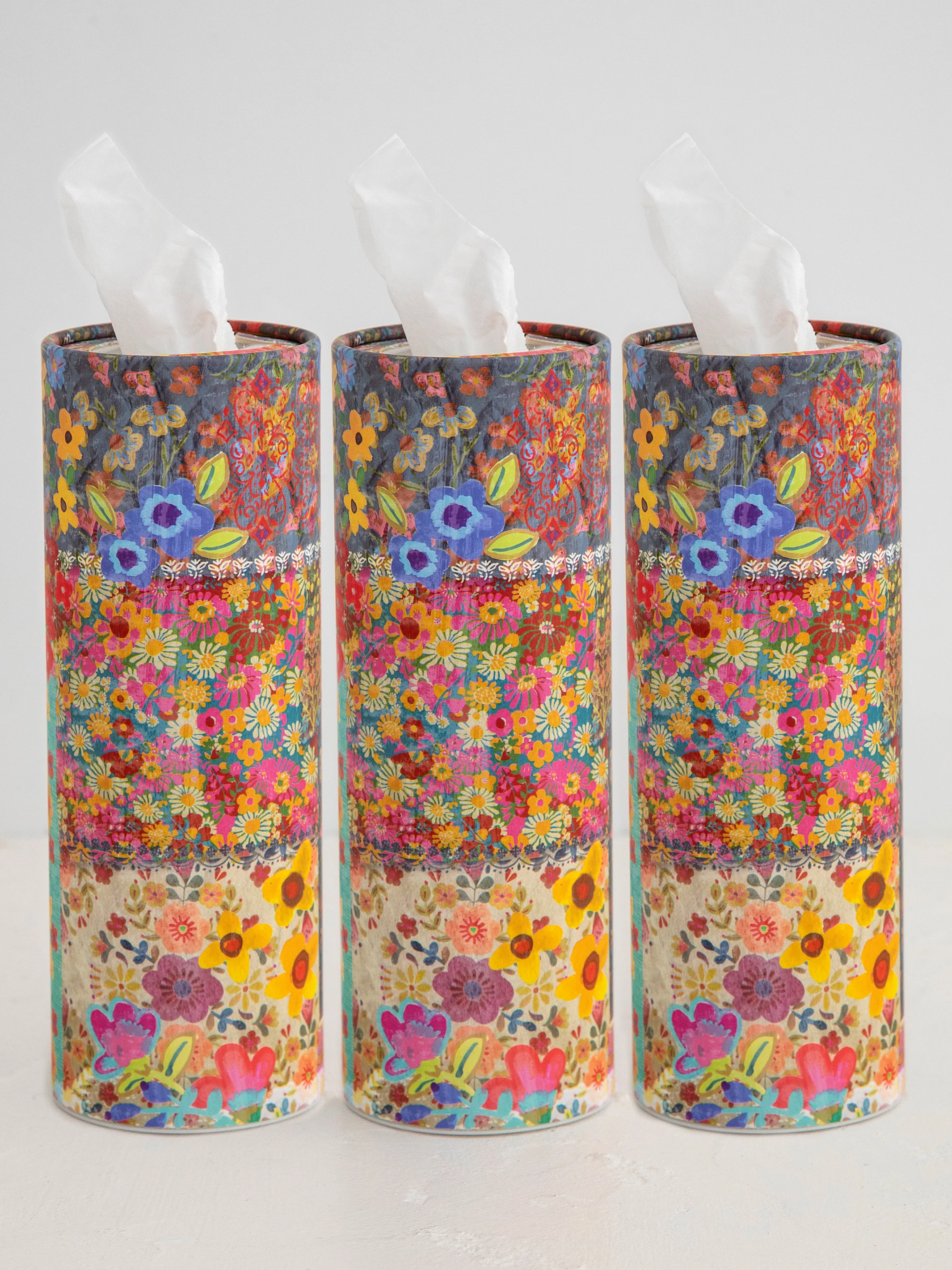 Car Tissues, Set of 3 - Patchwork