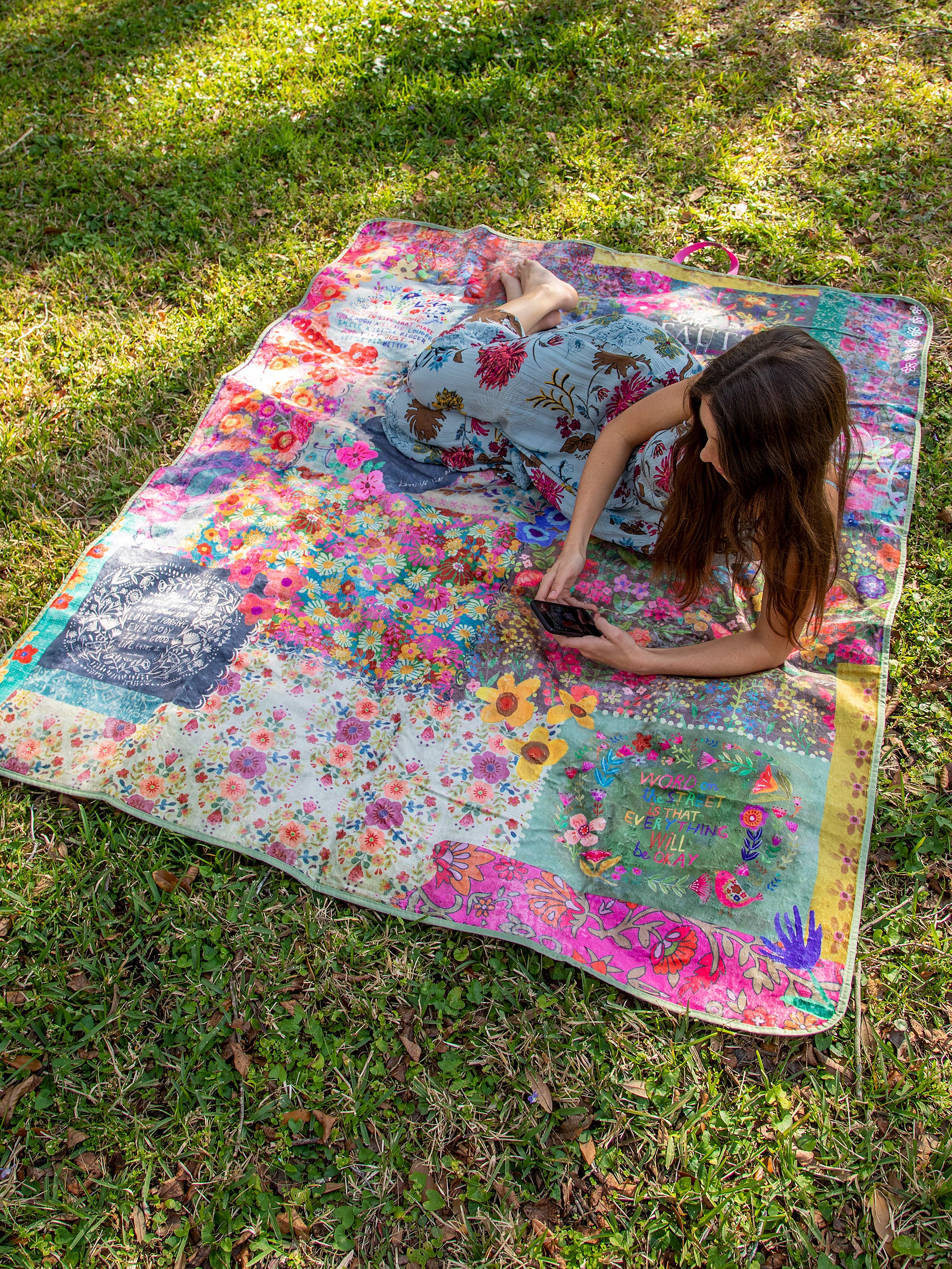 XL Water Resistant Picnic Blanket - Chirp