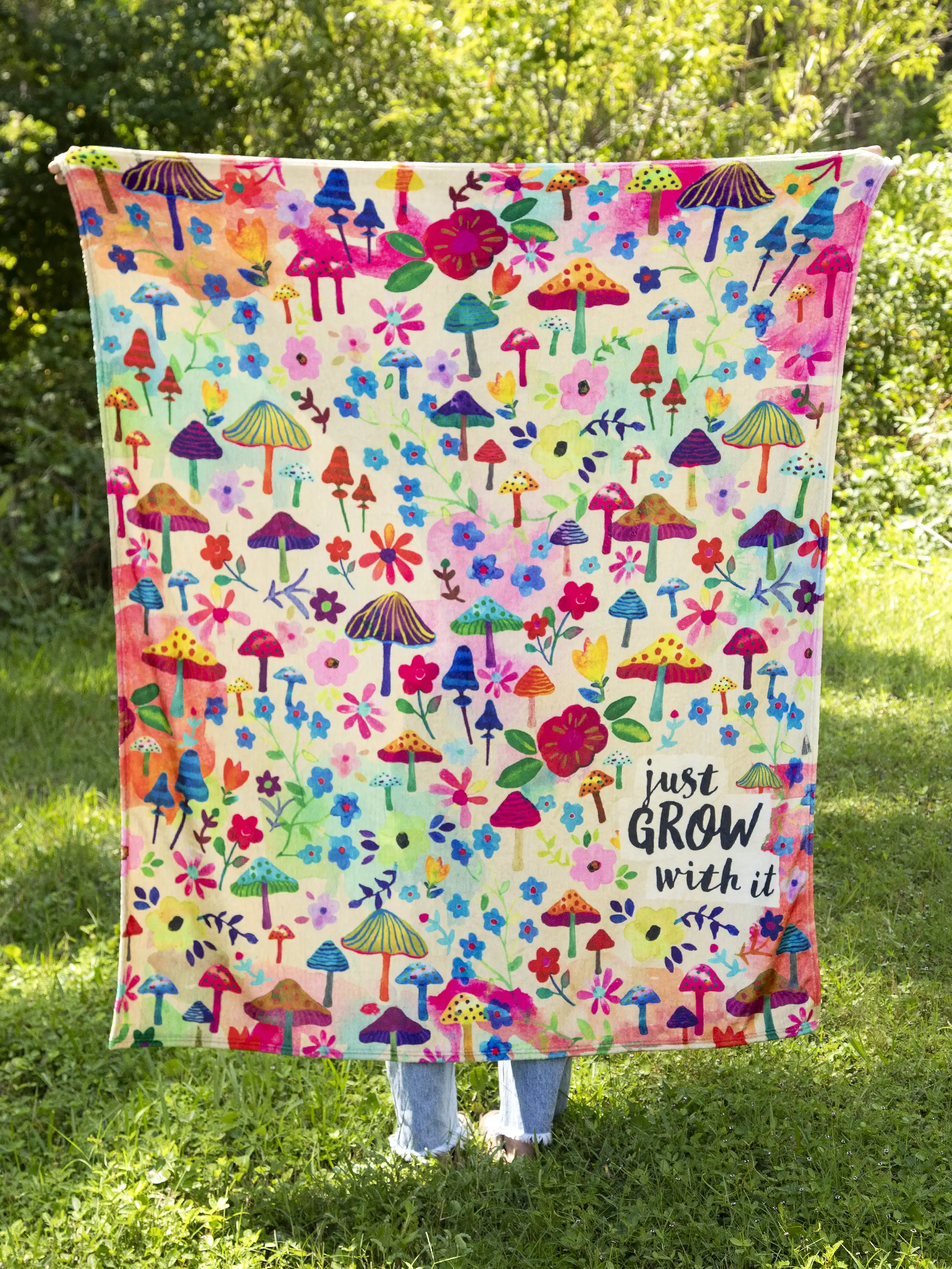 Cozy Throw Blanket - Just Grow With It