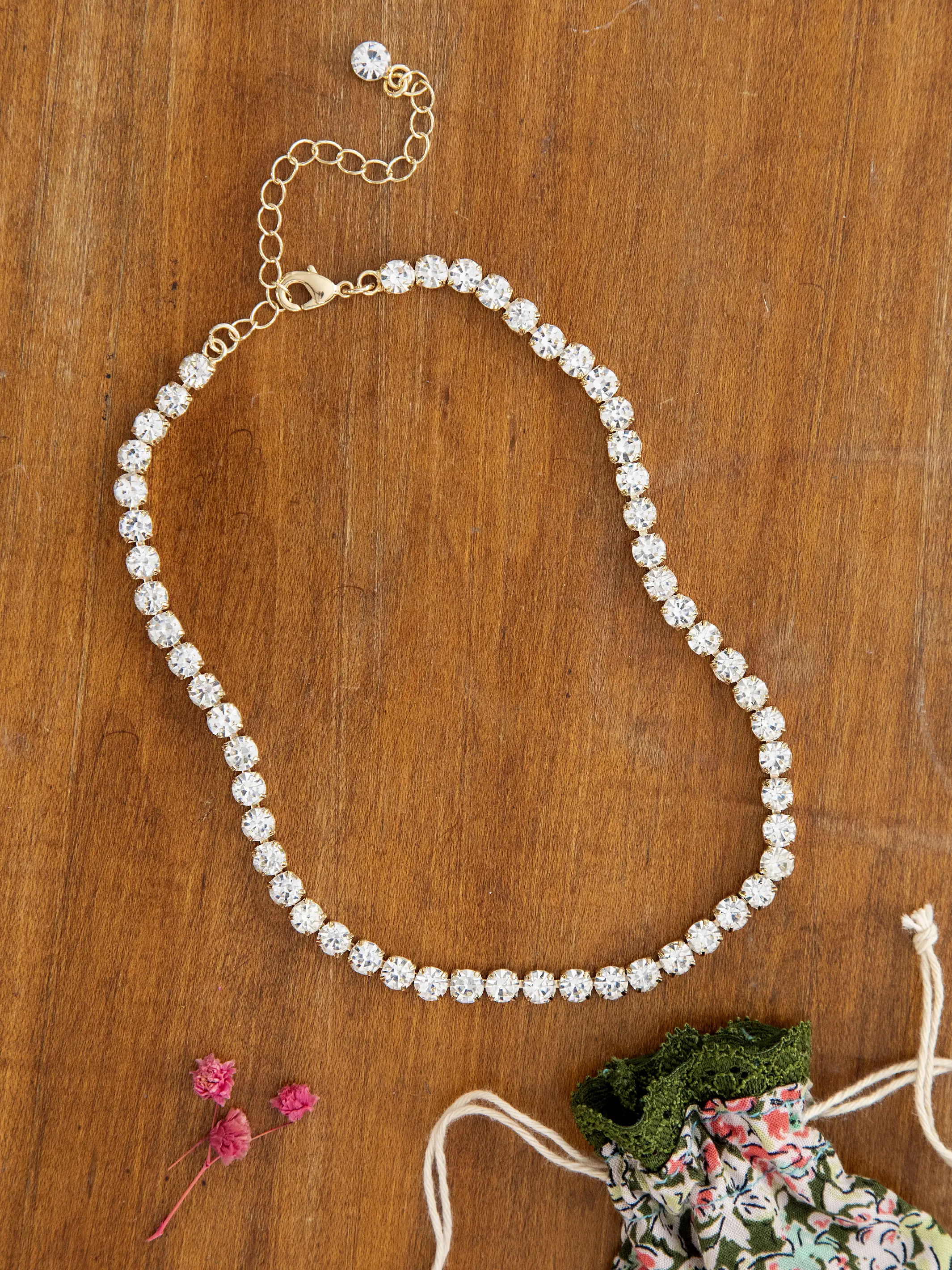 Rhinestone Choker