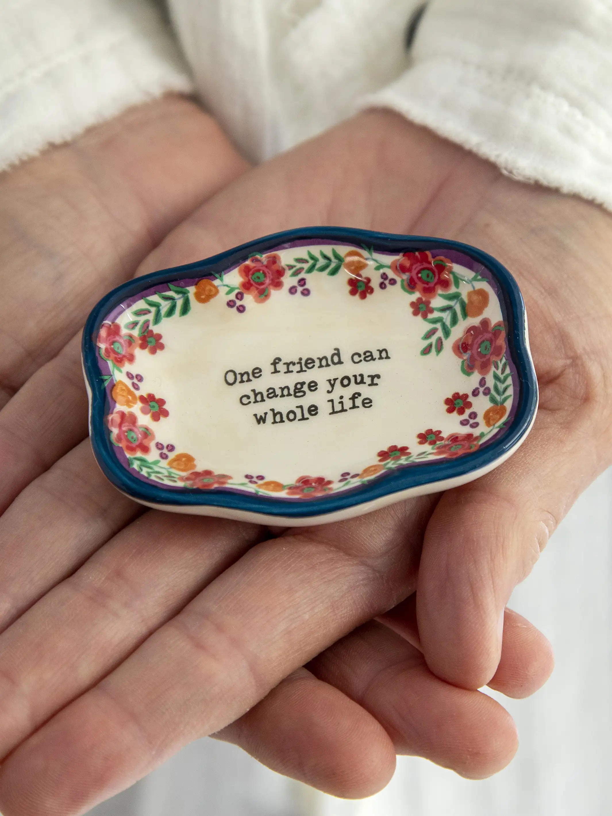 Artisan Trinket Dish - One Friend