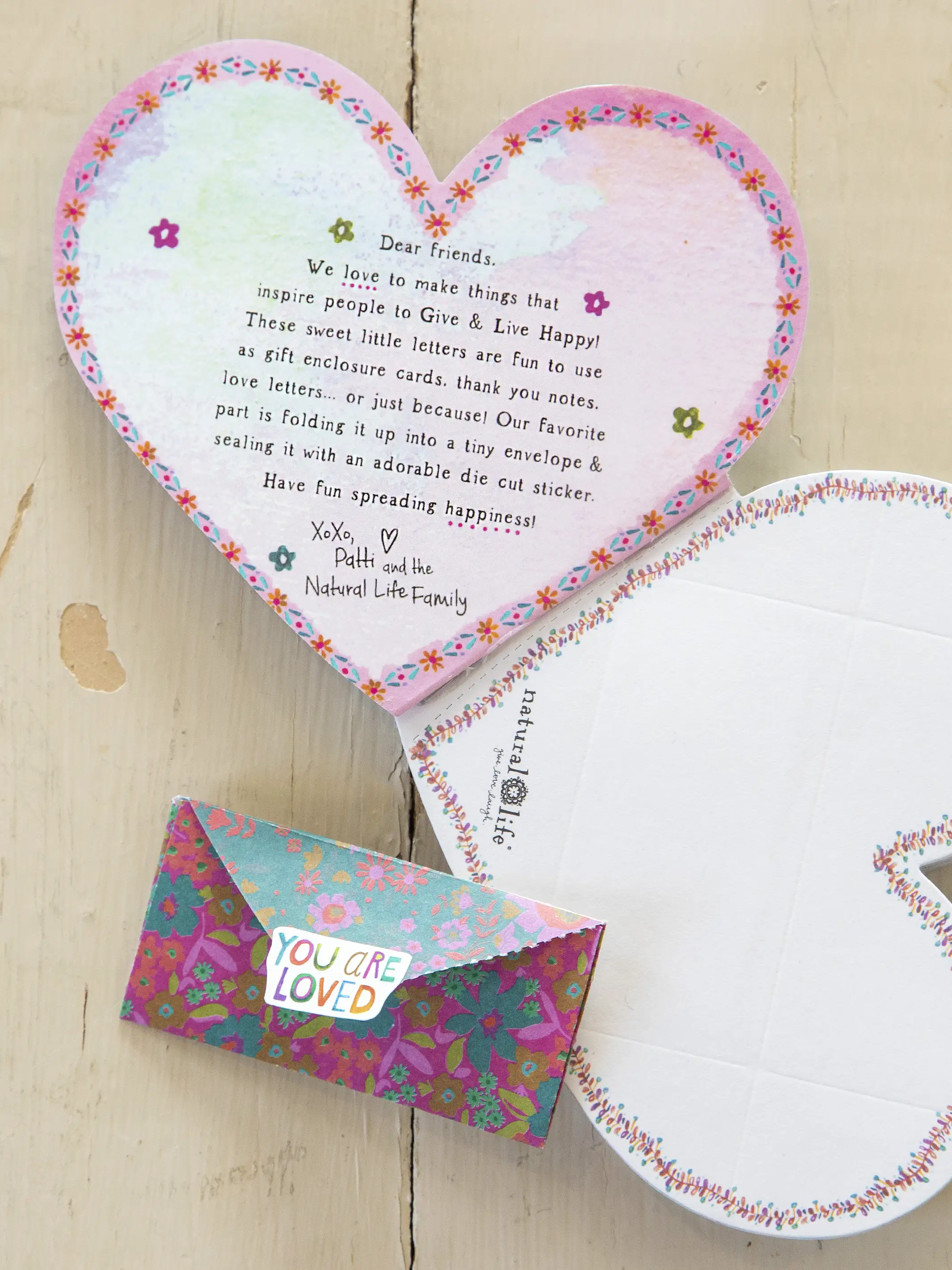 Little Envelope Letters - Blue Heart